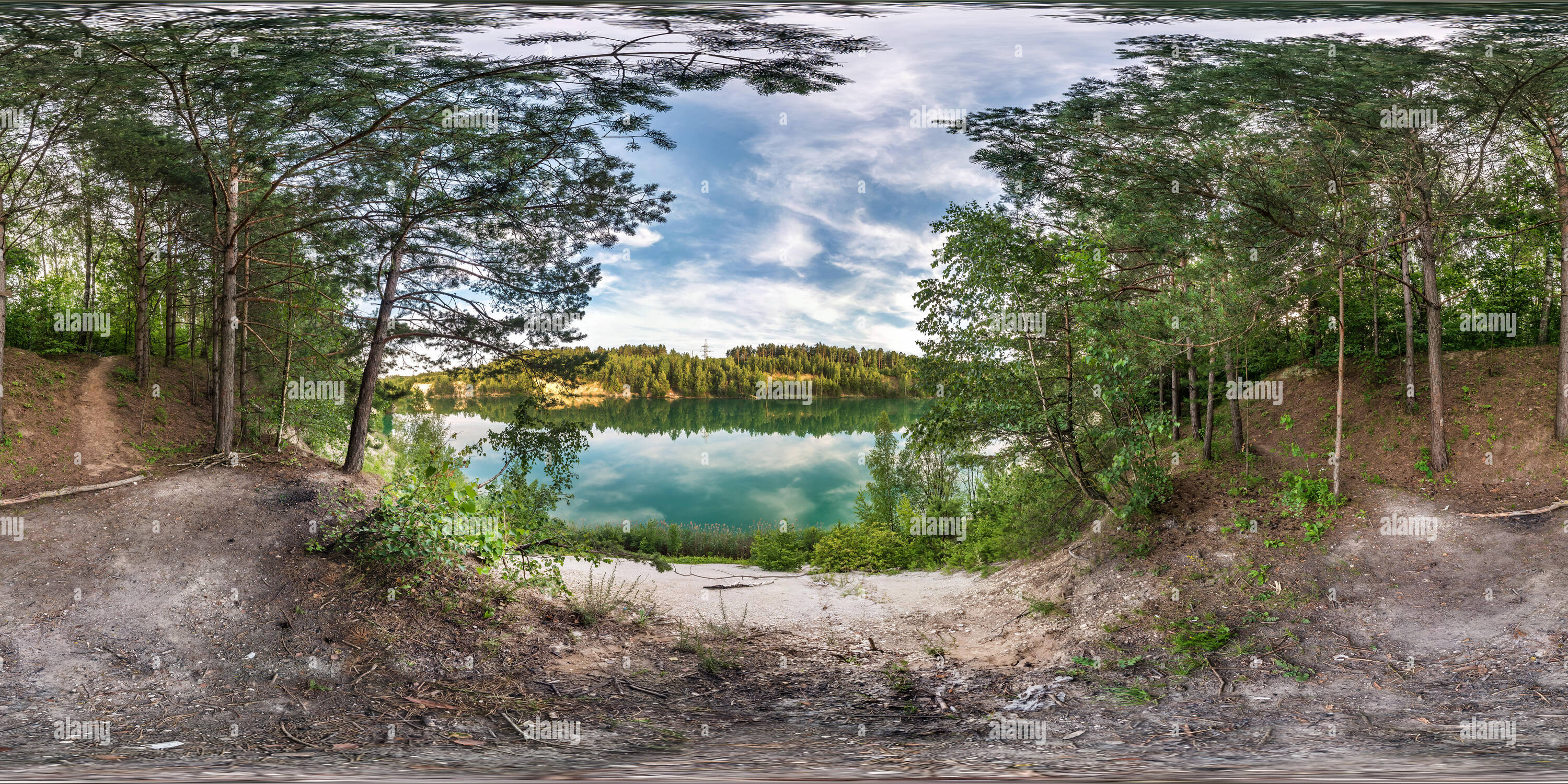 360 View Of Full Seamless Spherical Hdri Panorama 360 Degrees Angle