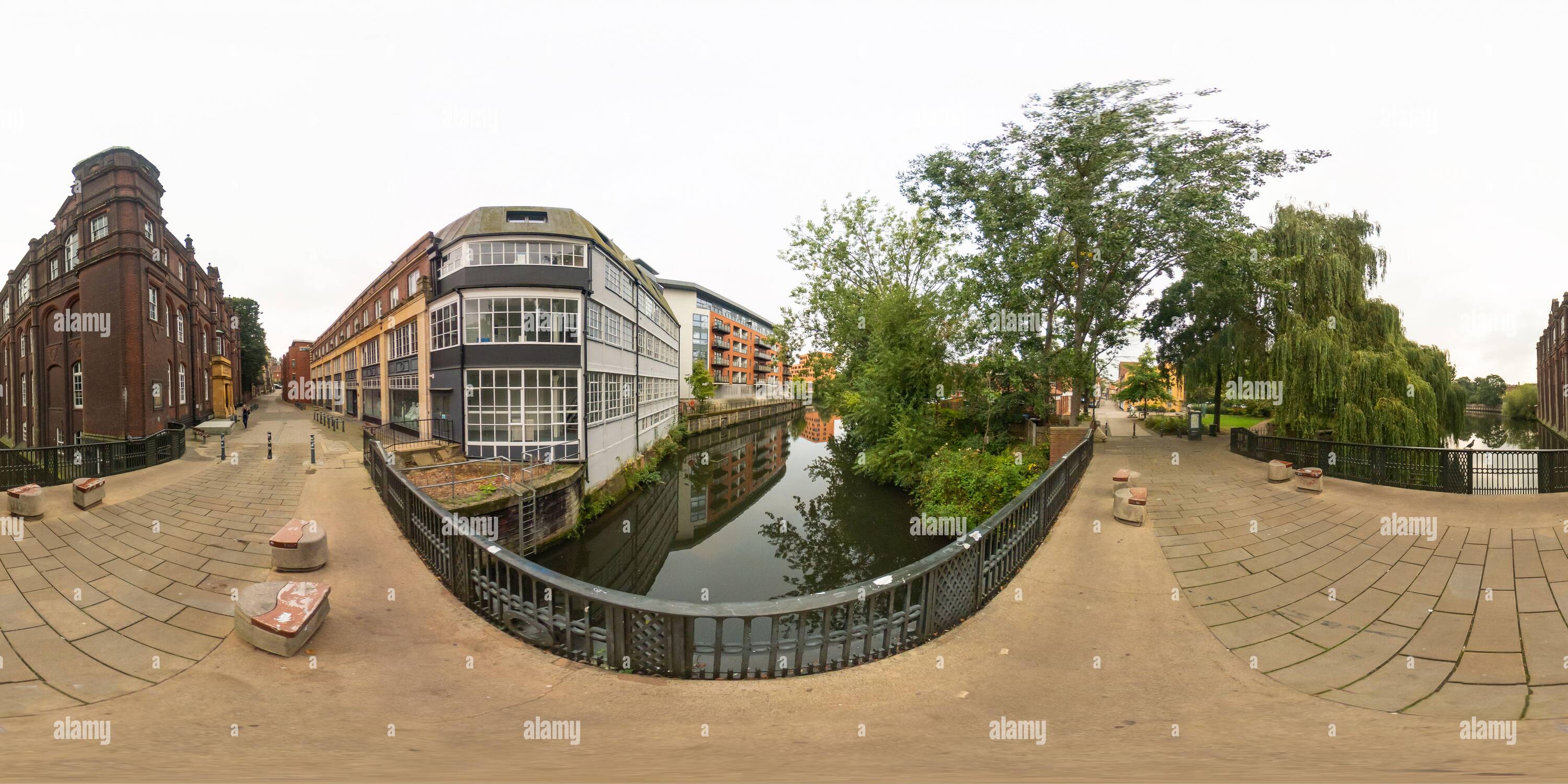 360 View Of Norwich Norfolk September 11 2021 A View Captured From