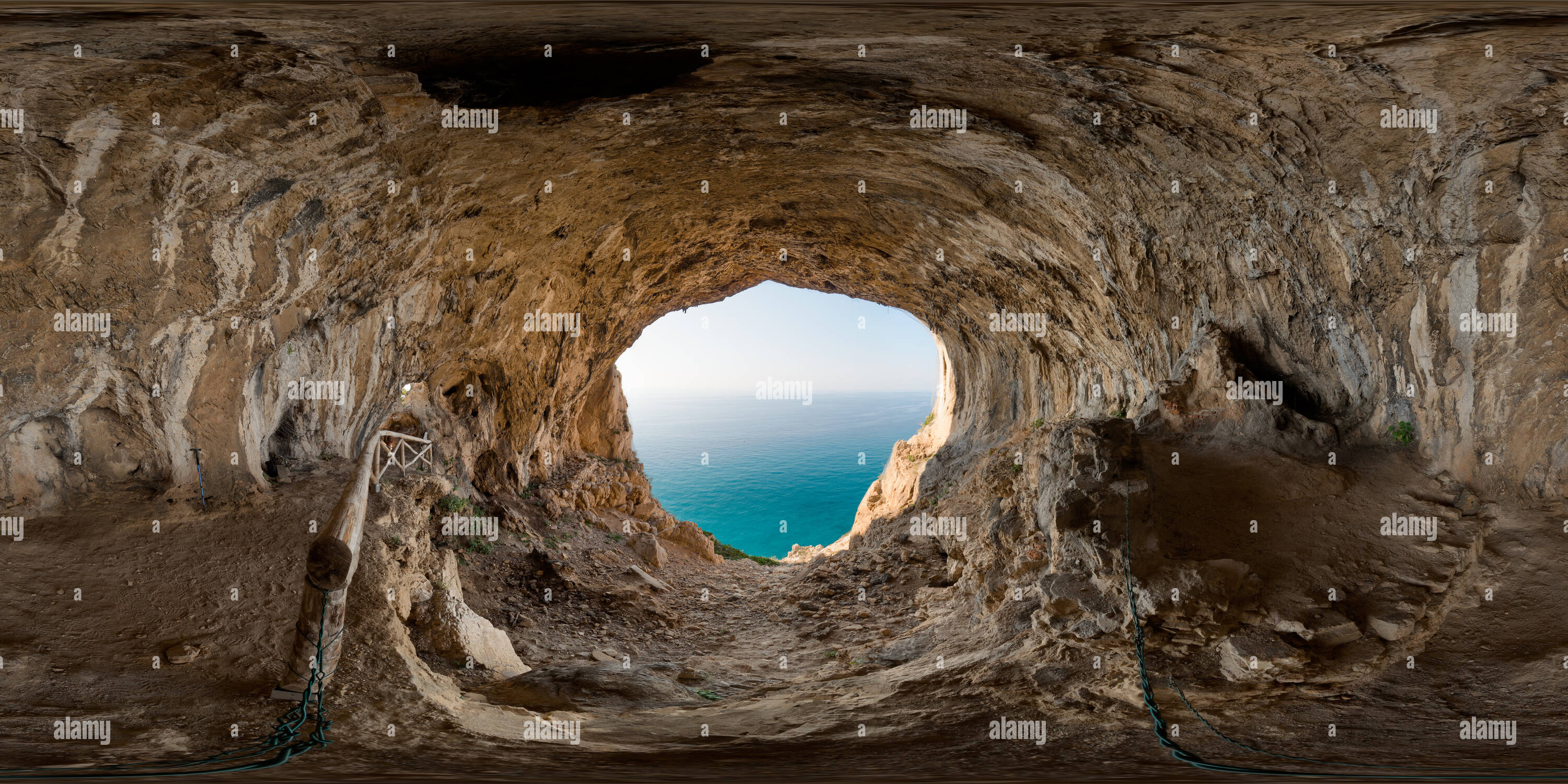 View Of Noli Grotta Dei Falsari Alamy