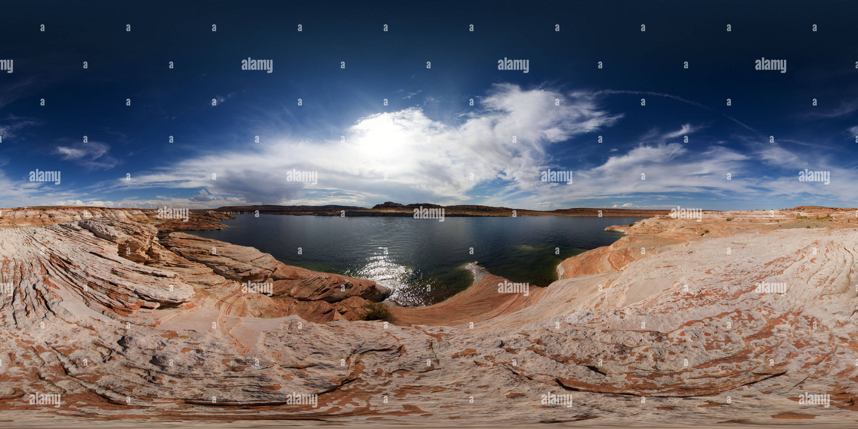 View Of Antelope Point Lake Powell Glen Canyon Alamy