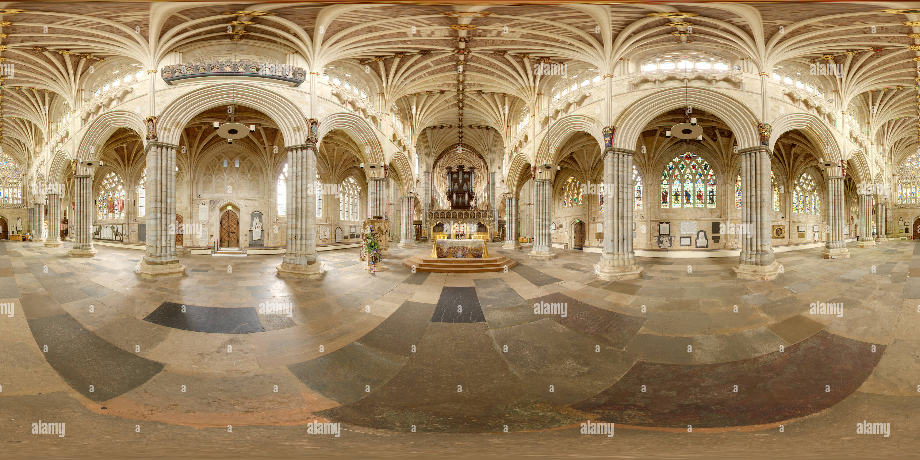 Exeter Cathedral Nave Hi Res Stock Photography And Images Alamy