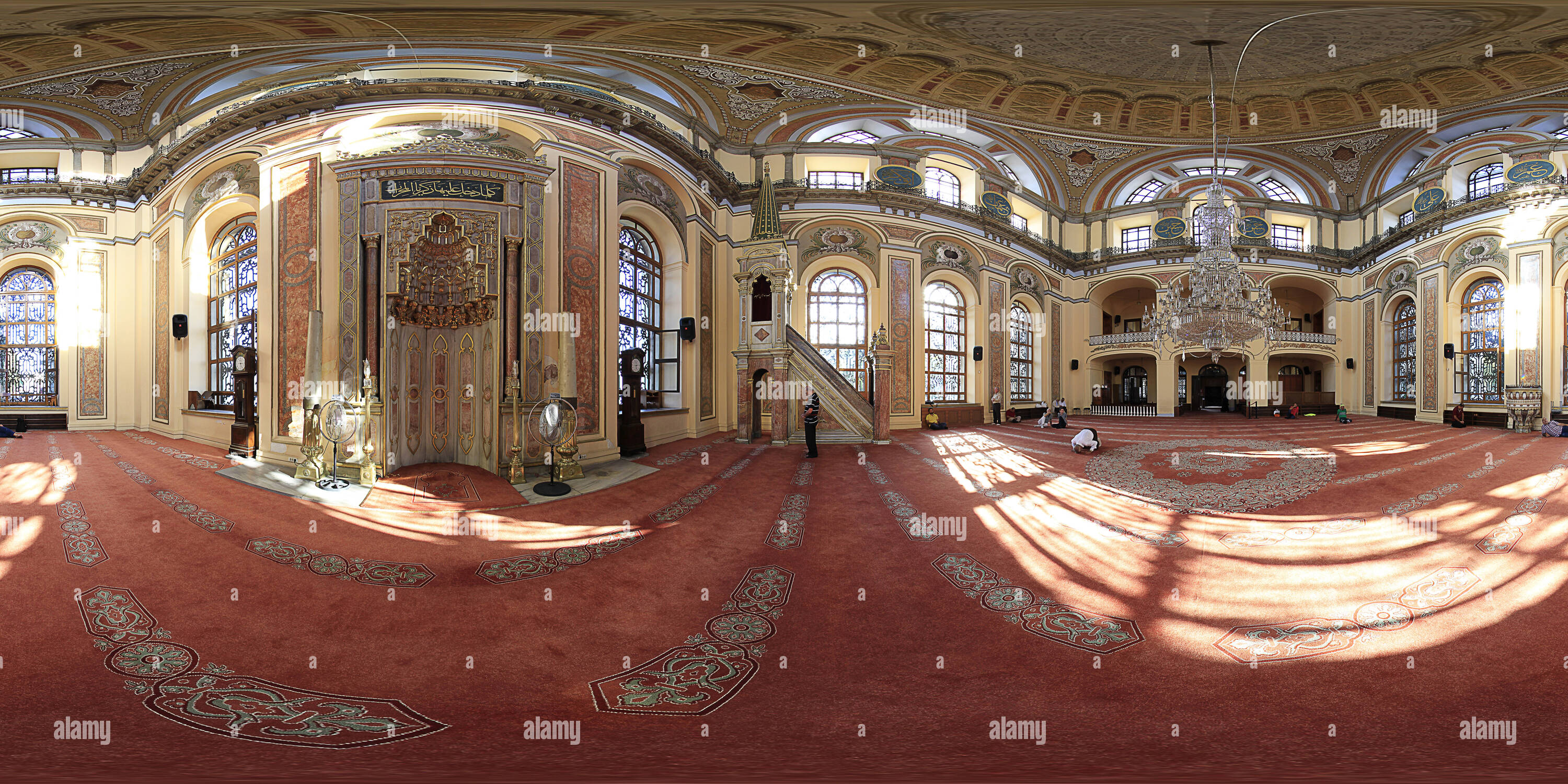 360 View Of Bezmi Alem Valide Sultan Mosque Bezmi Alem Valide Sultan