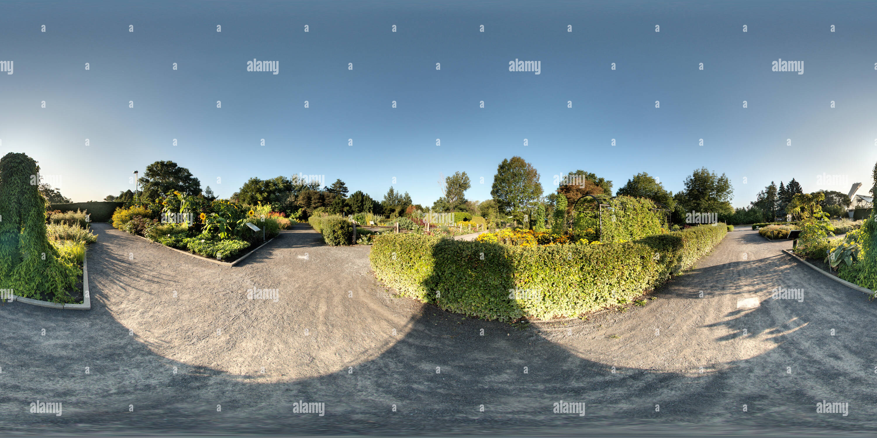 360° view of Useful plants Montreal Botanical Garden Alamy