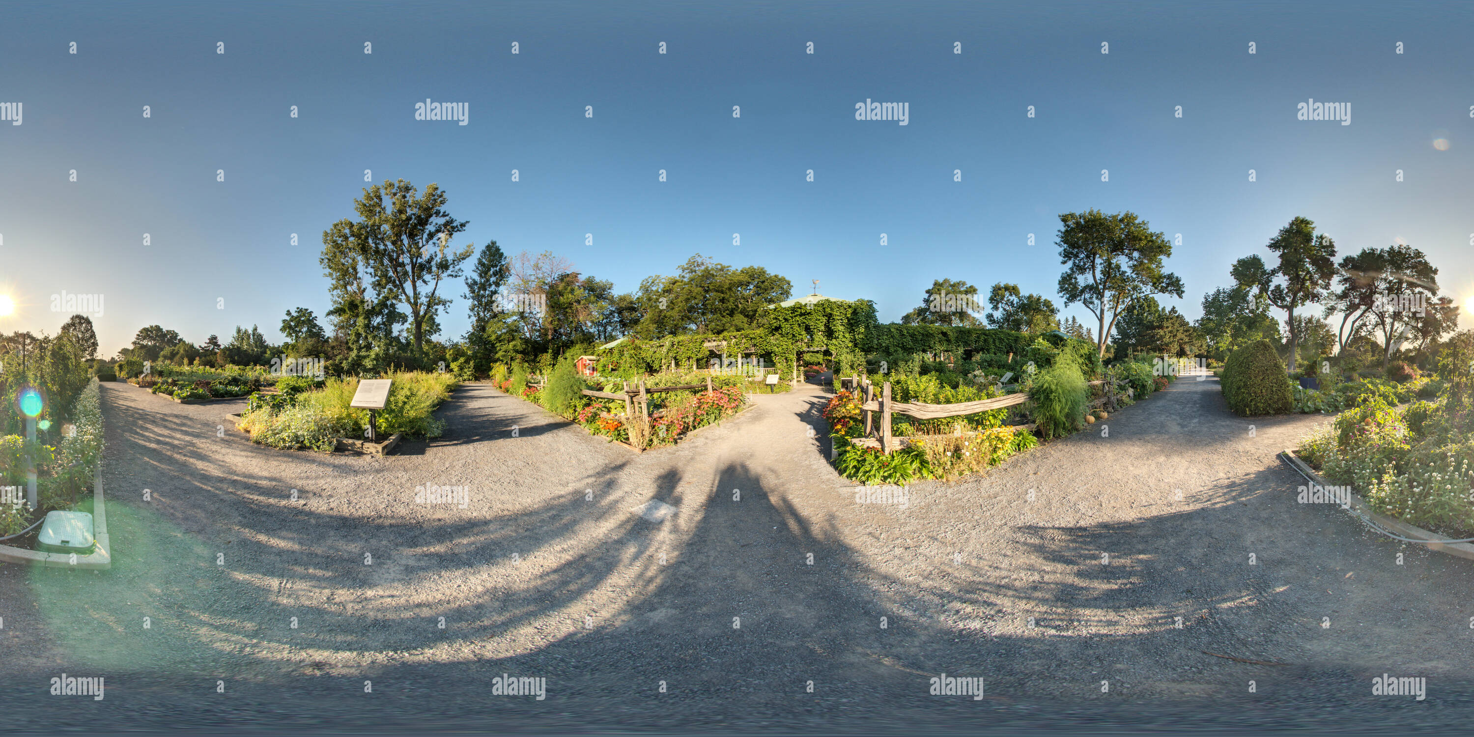 360° view of Useful plants Montreal Botanical Garden Alamy
