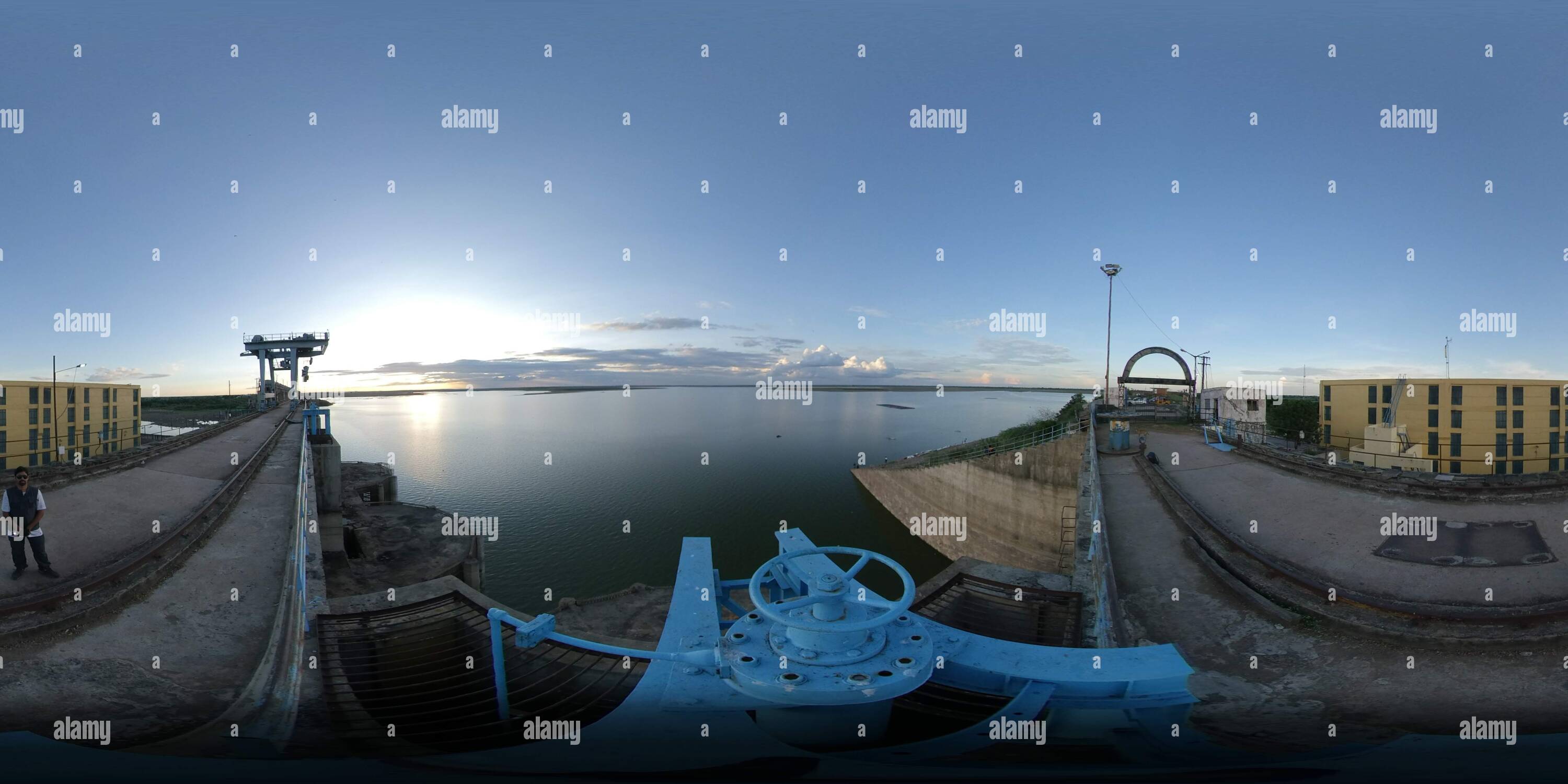 360 degree panoramic view of Singur Dam