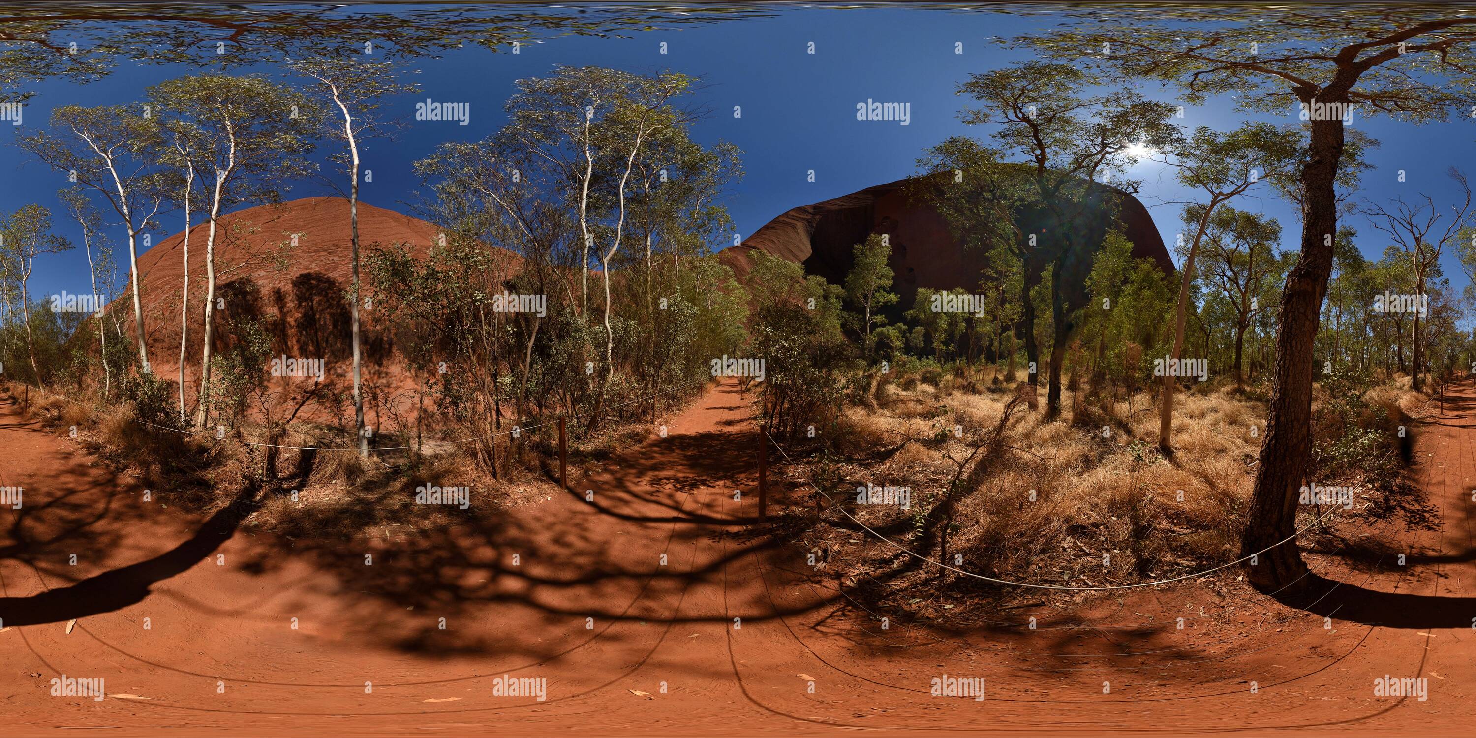 360° view of Mutitjulu Waterhole Uluru Northern Territory Alamy