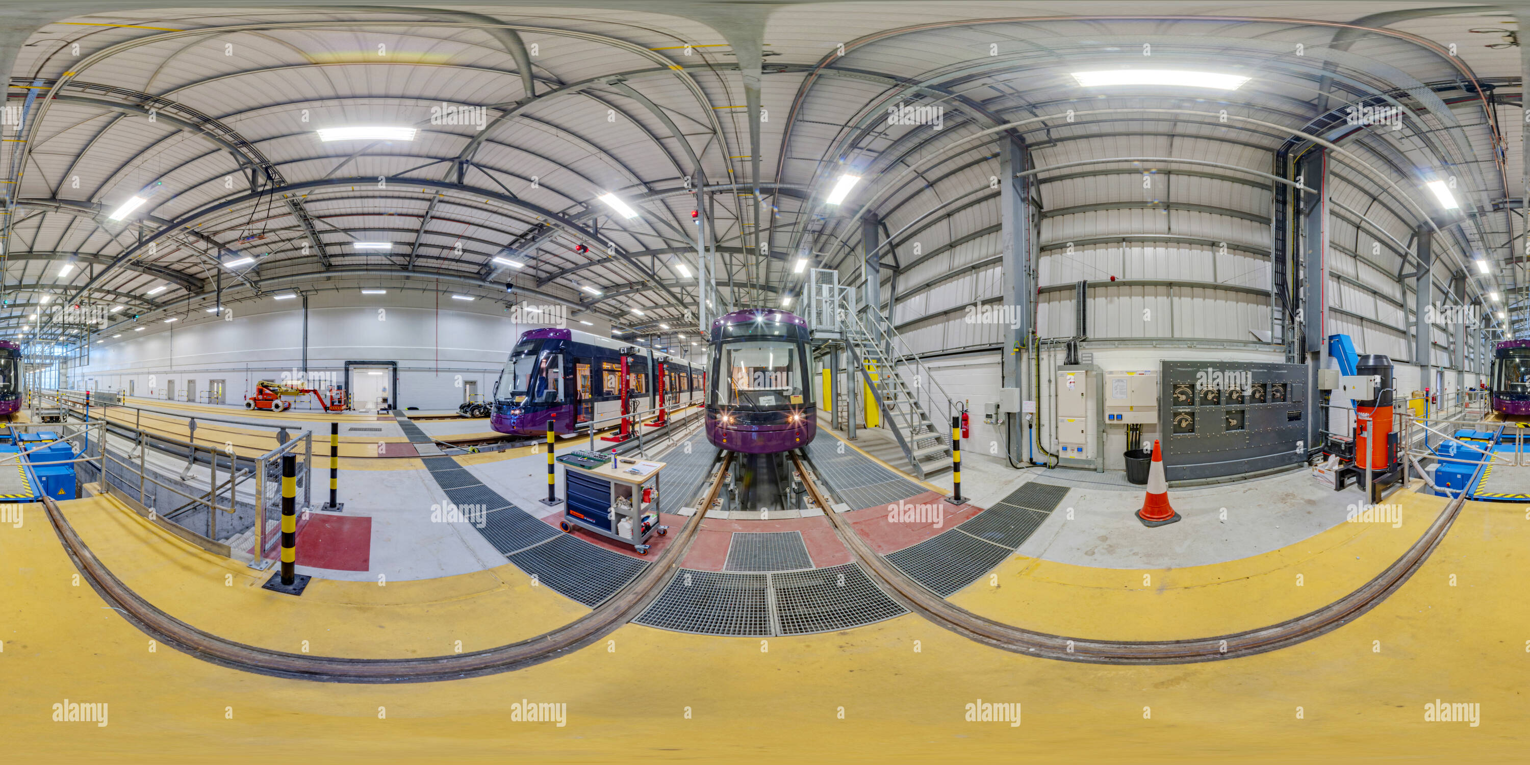 360° view of Blackpool Starr Gate Interior Alamy