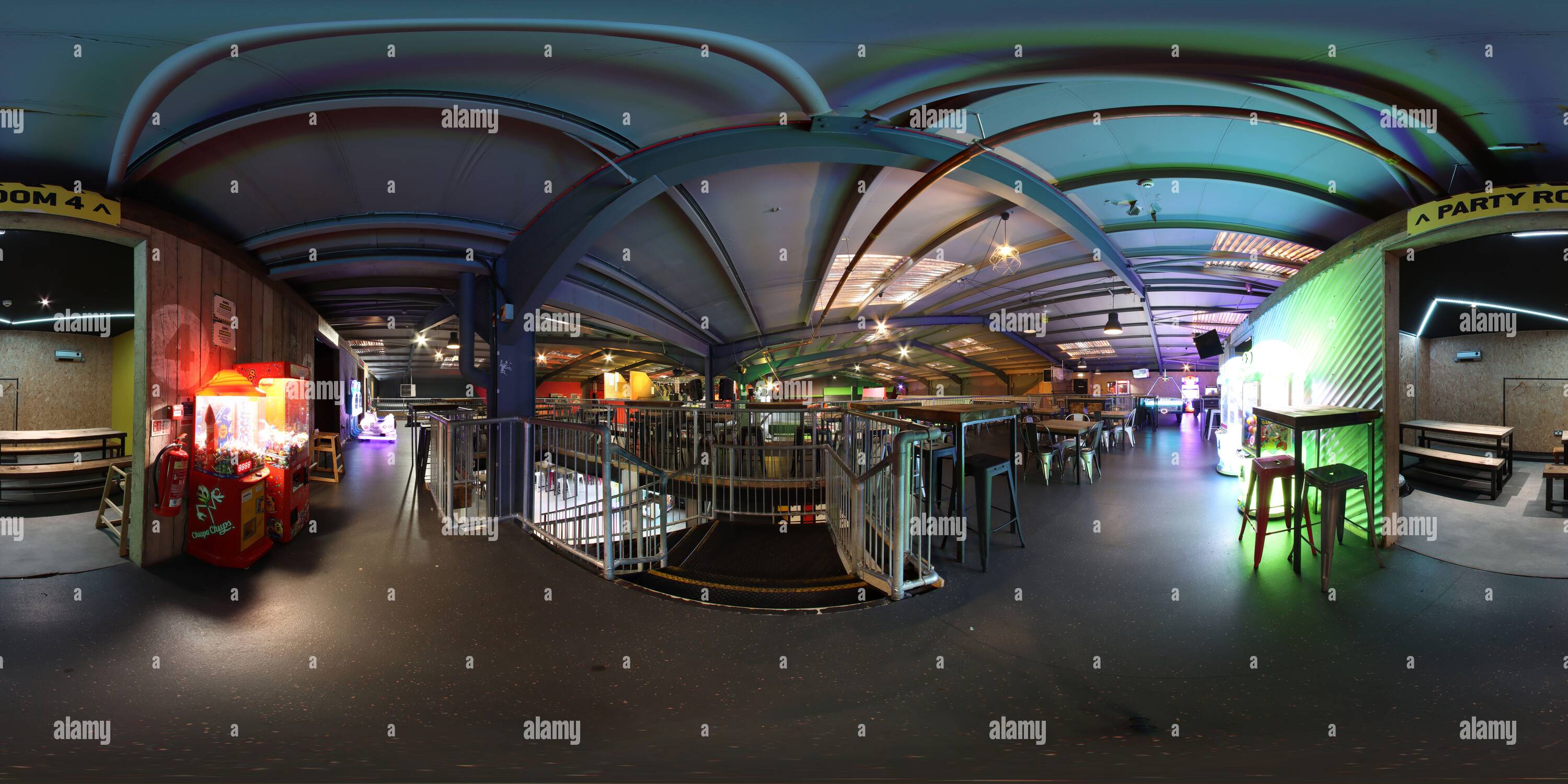 360° view of Sheffield UK, 31st March 2020 360 Degree panoramic sphere