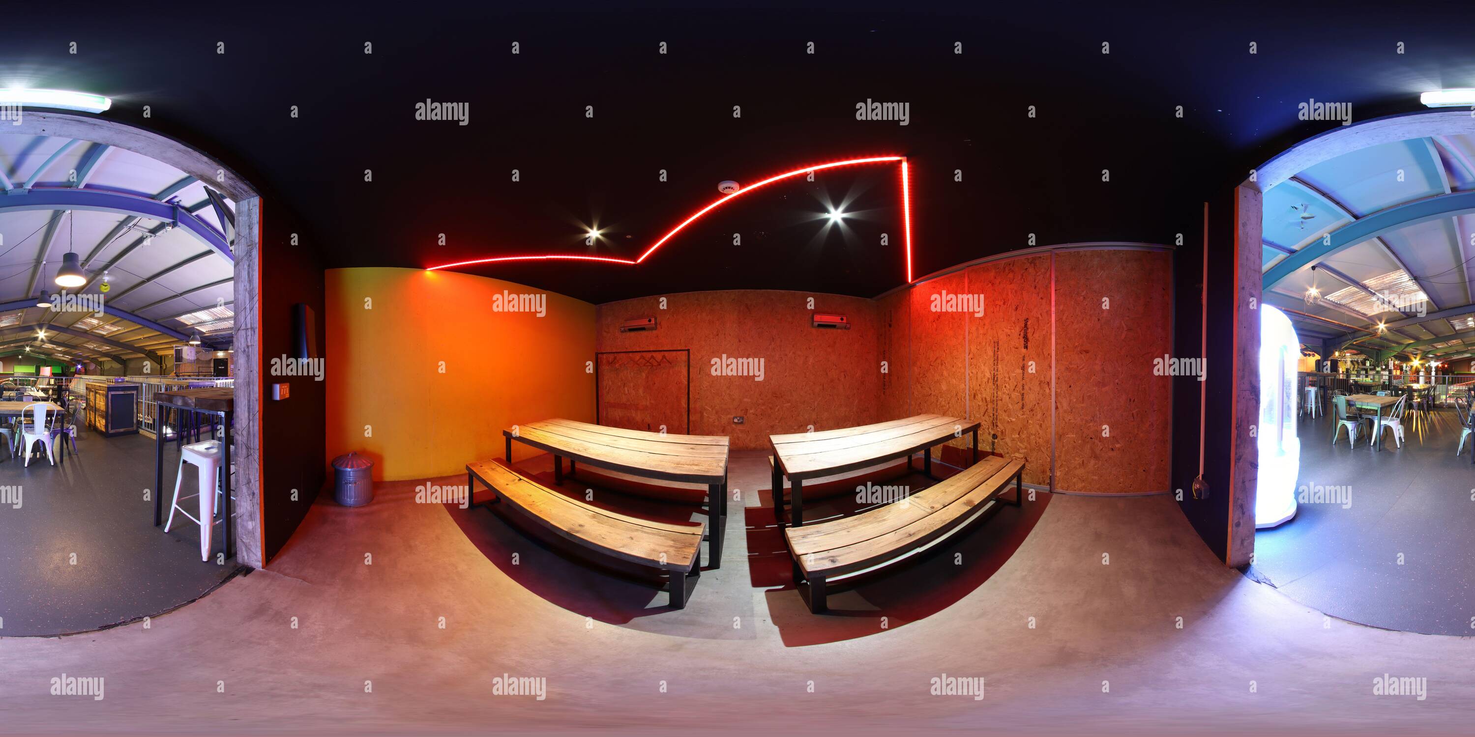 360° view of Sheffield UK, 31st March 2020 360 Degree panoramic sphere