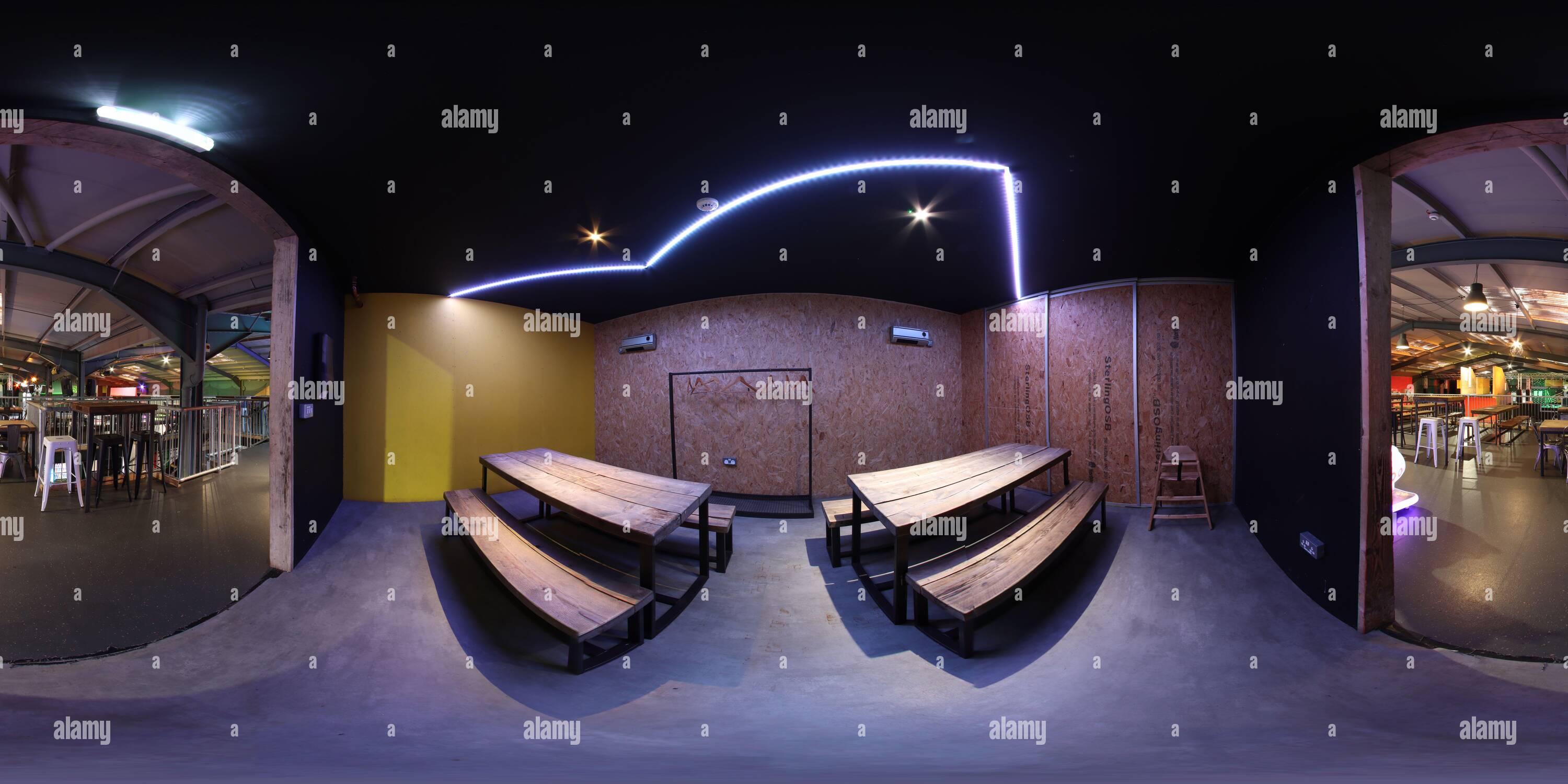 360° view of Sheffield UK, 31st March 2020 360 Degree panoramic sphere