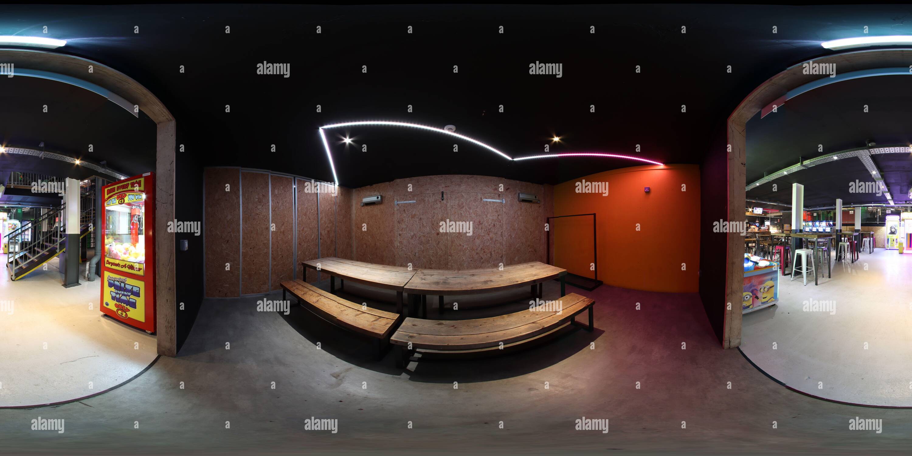 360° view of Sheffield UK, 31st March 2020 360 Degree panoramic sphere