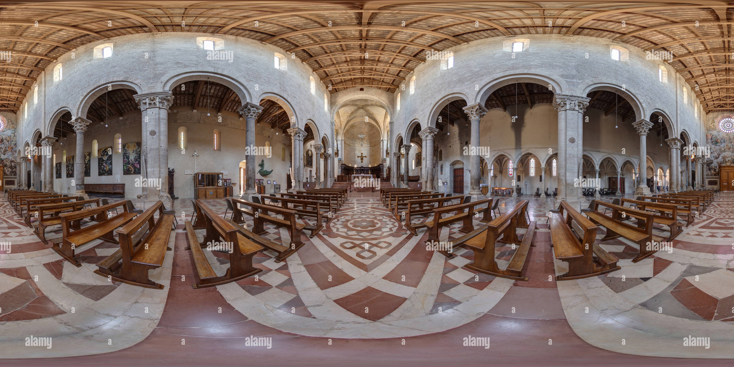 360° view of Concattedrale della Santissima Annunziata Todi (PG Alamy