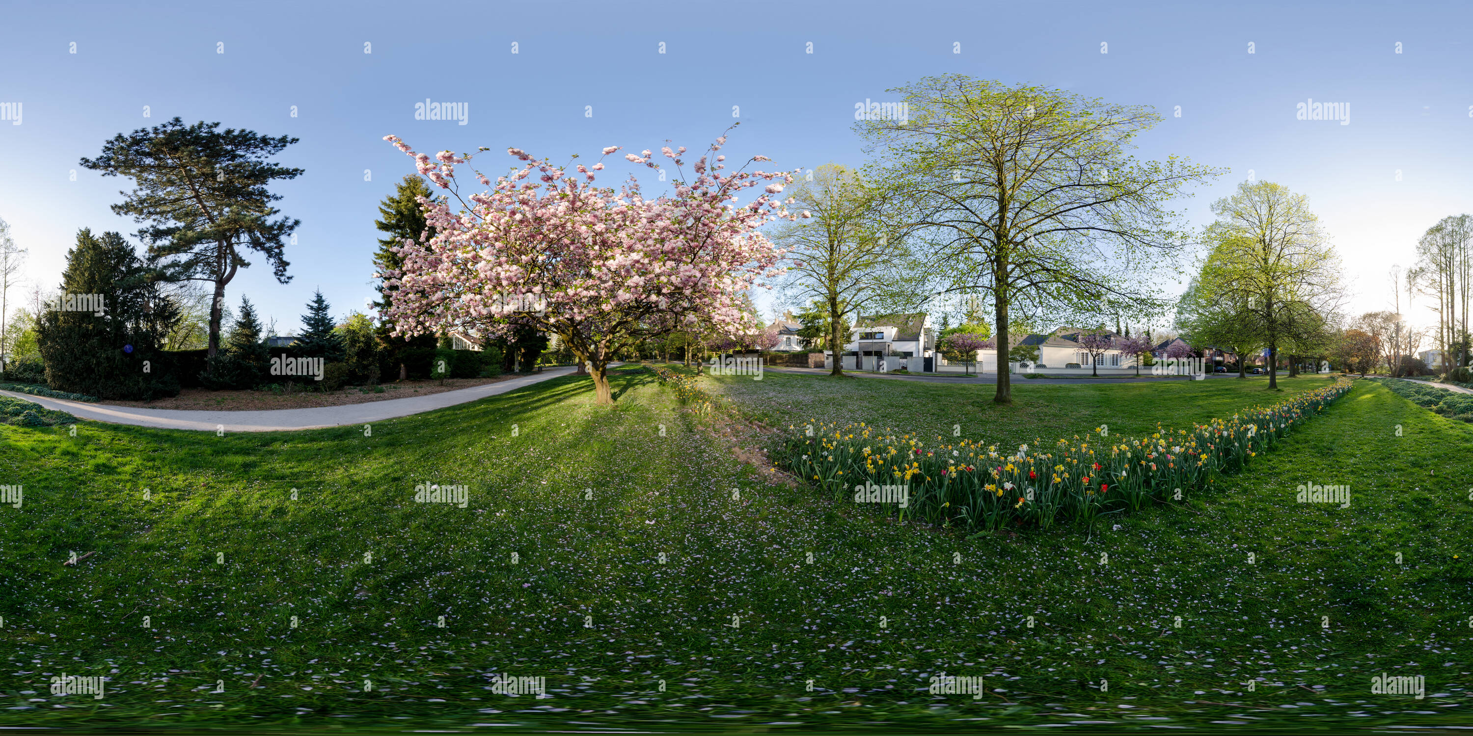 360° view of Bunter Garten, Mönchengladbach, Germany Alamy