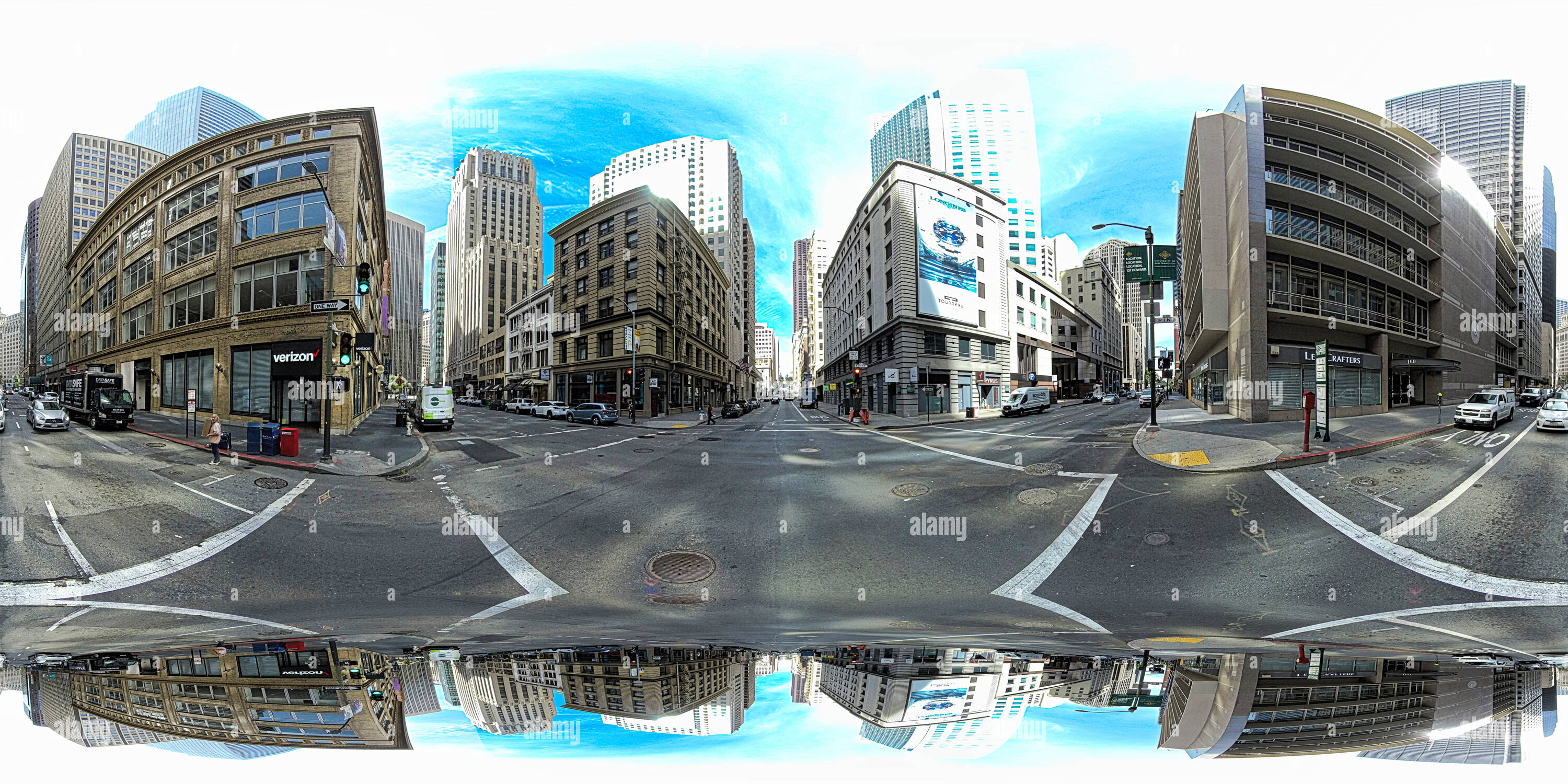 360 View Of San Francisco Market St 360 03 22 2020 Alamy