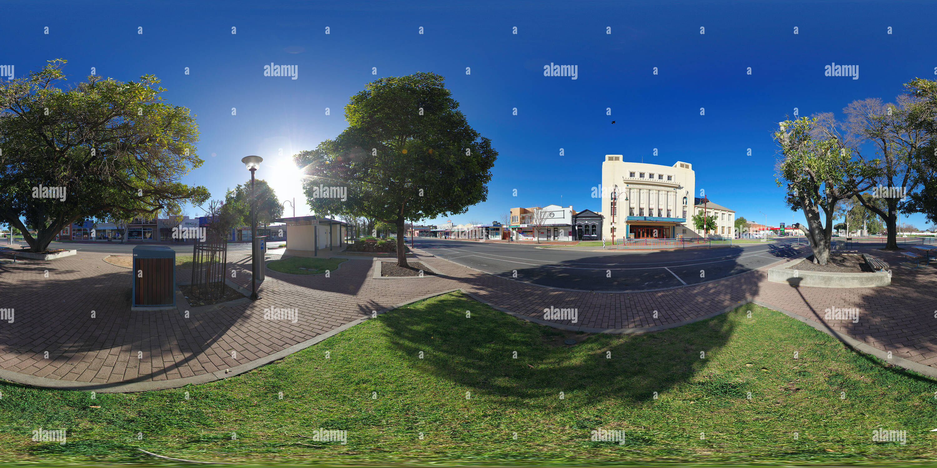 360° view of McCallum Street in Swan Hill Alamy
