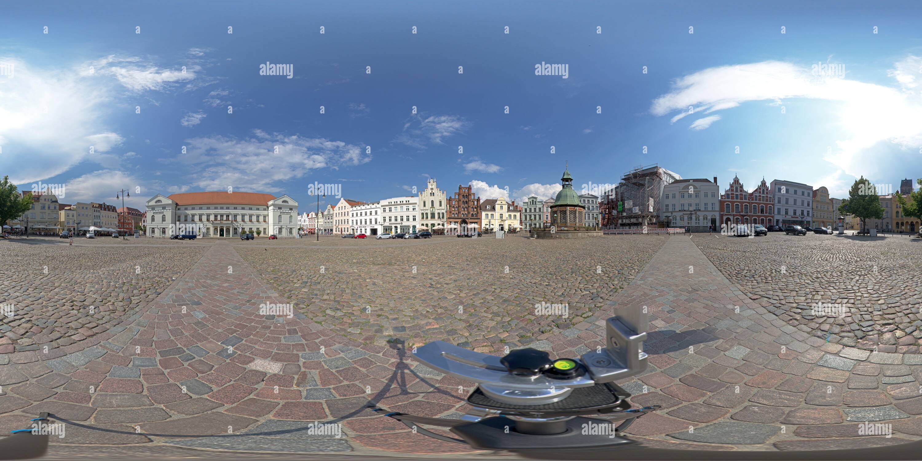 360° view of 360 degree photo, market square, Wismar, Mecklenburg-West ...