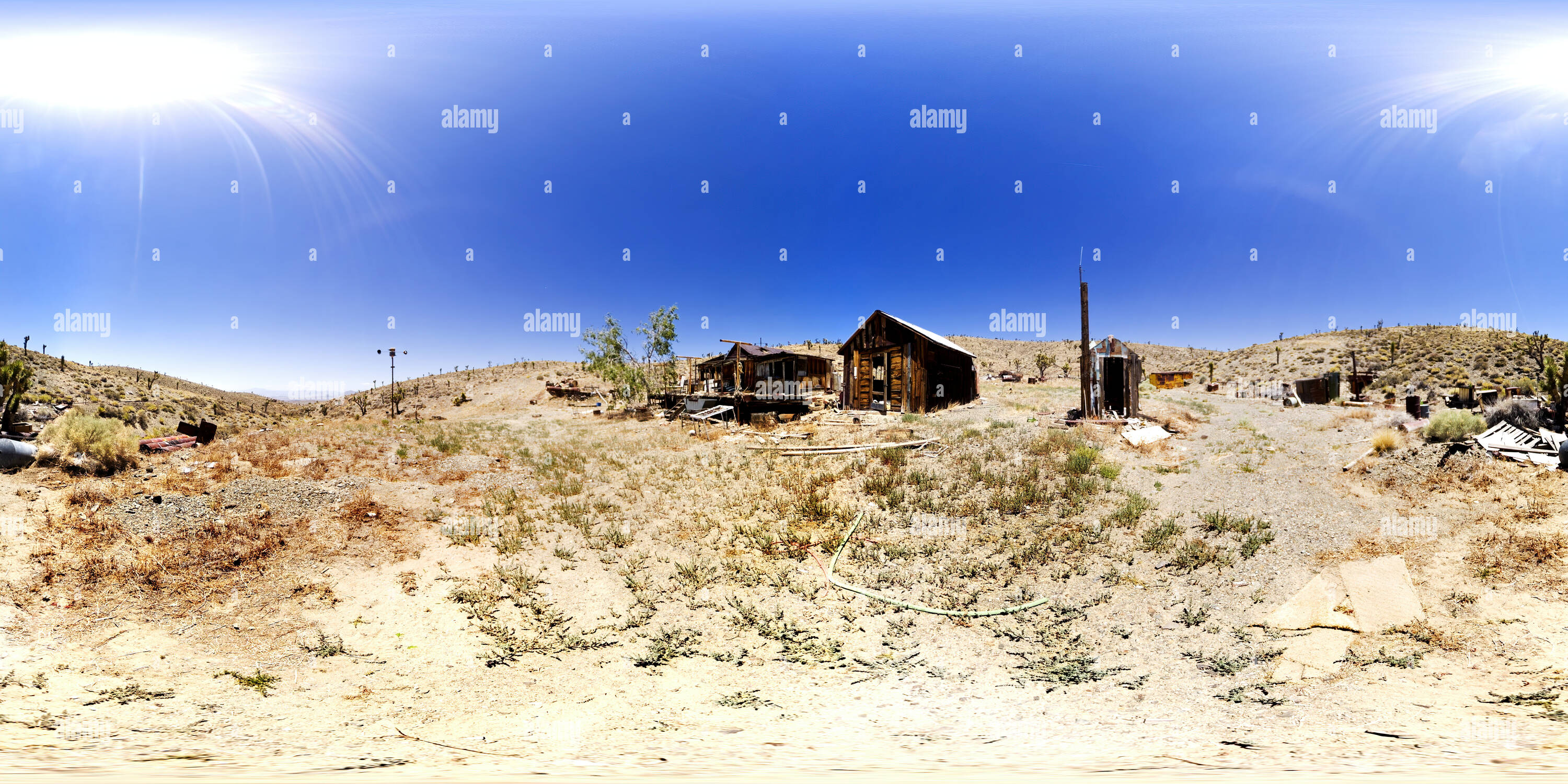 360-view-of-cleveland-mine-main-cabin-alamy