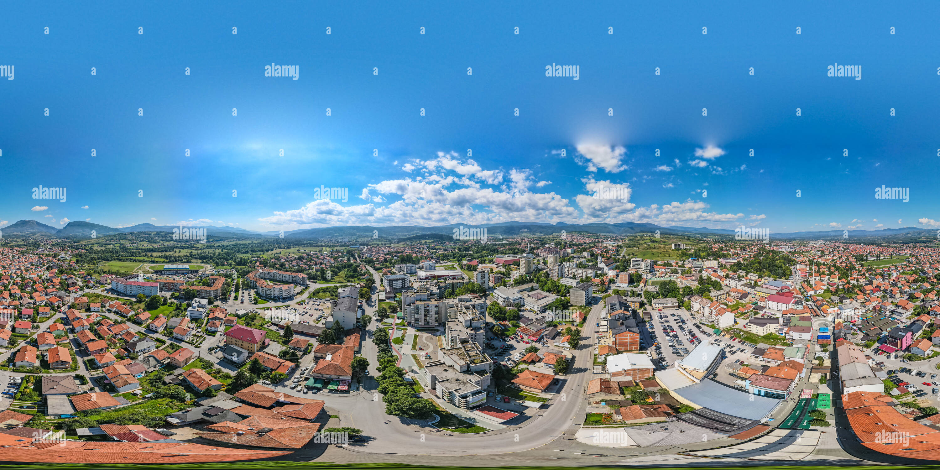 360° view of Bugojno - centar - Alamy