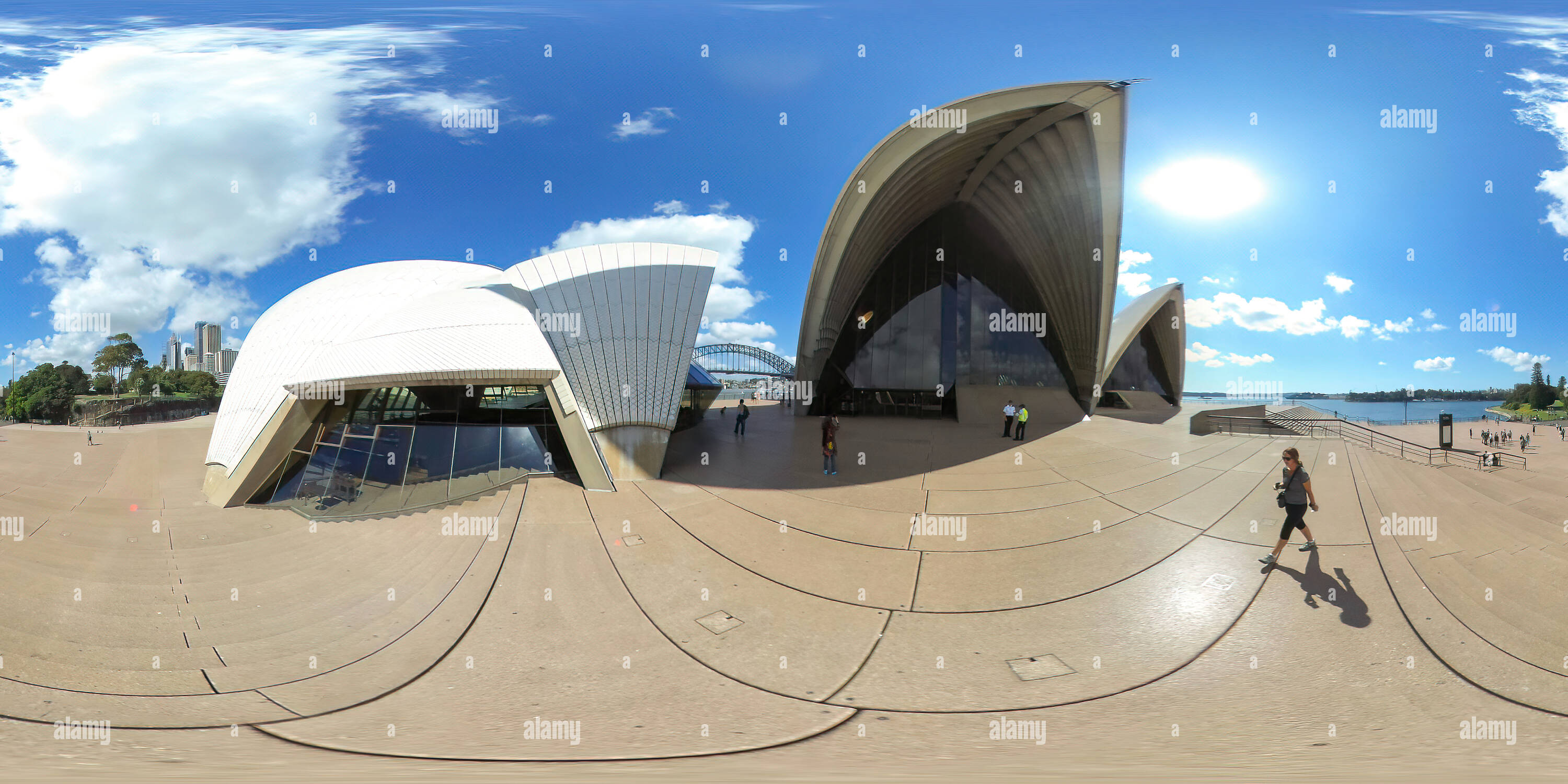 360 degree panoramic view of Restaurant, Sydney Opera House, Australia