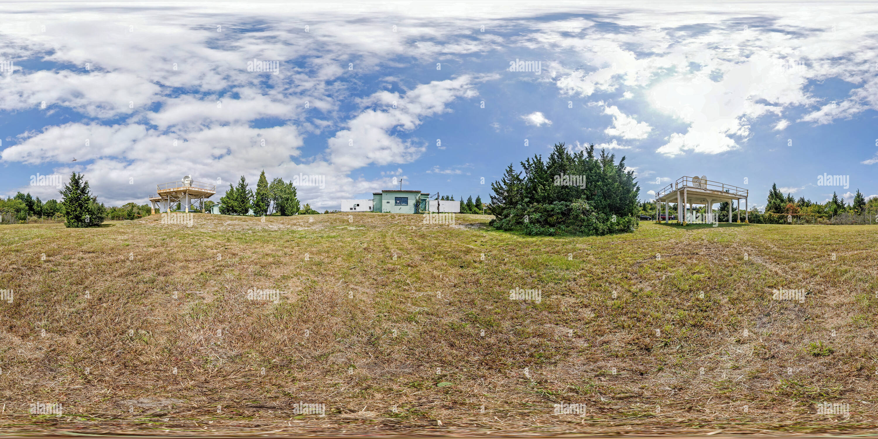 360 degree panoramic view of Nike Missile IFC Site, Fort Hancock, Sandy Hook, NJ, USA