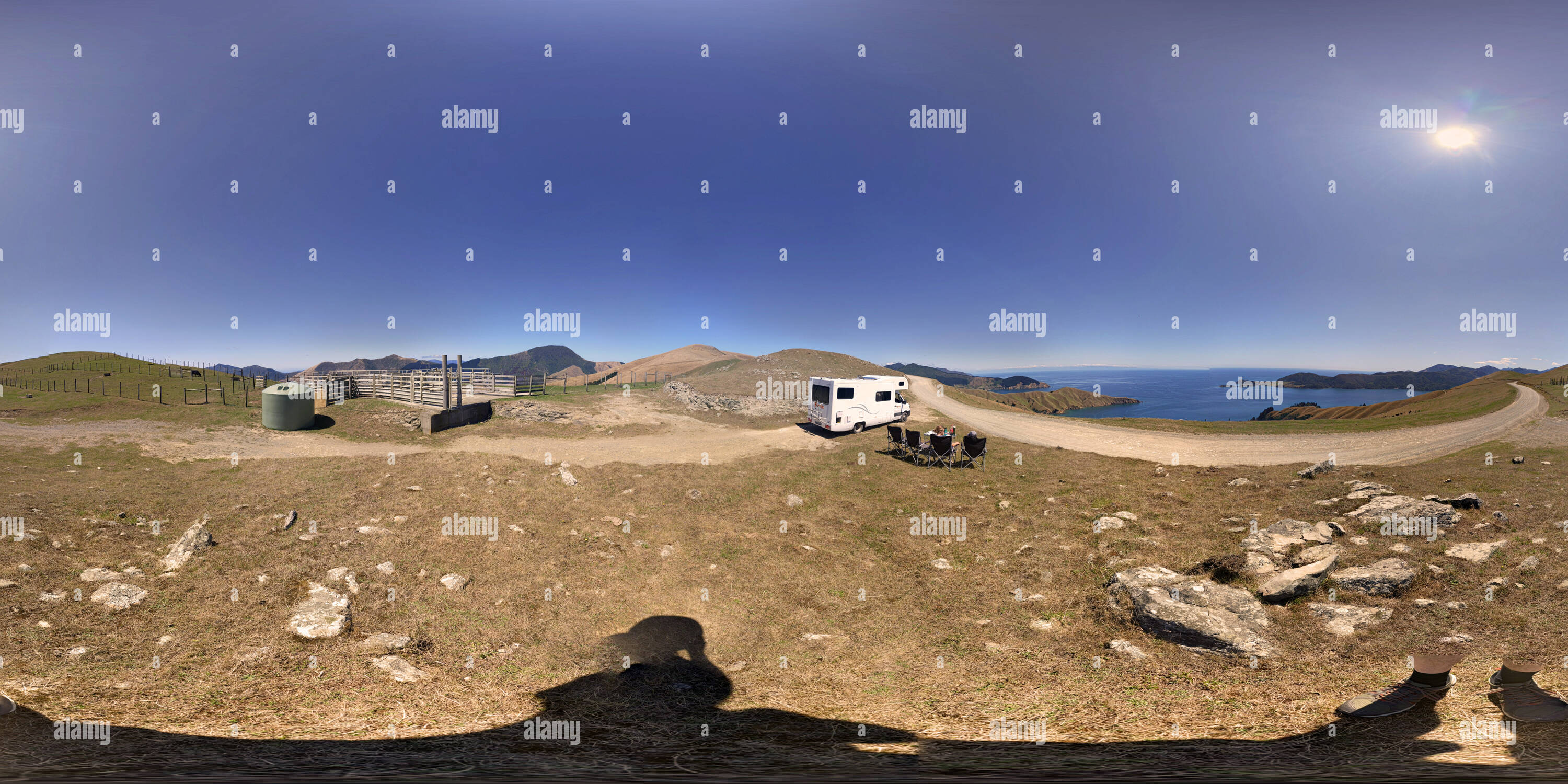 360° view of French Pass Road 4 Alamy