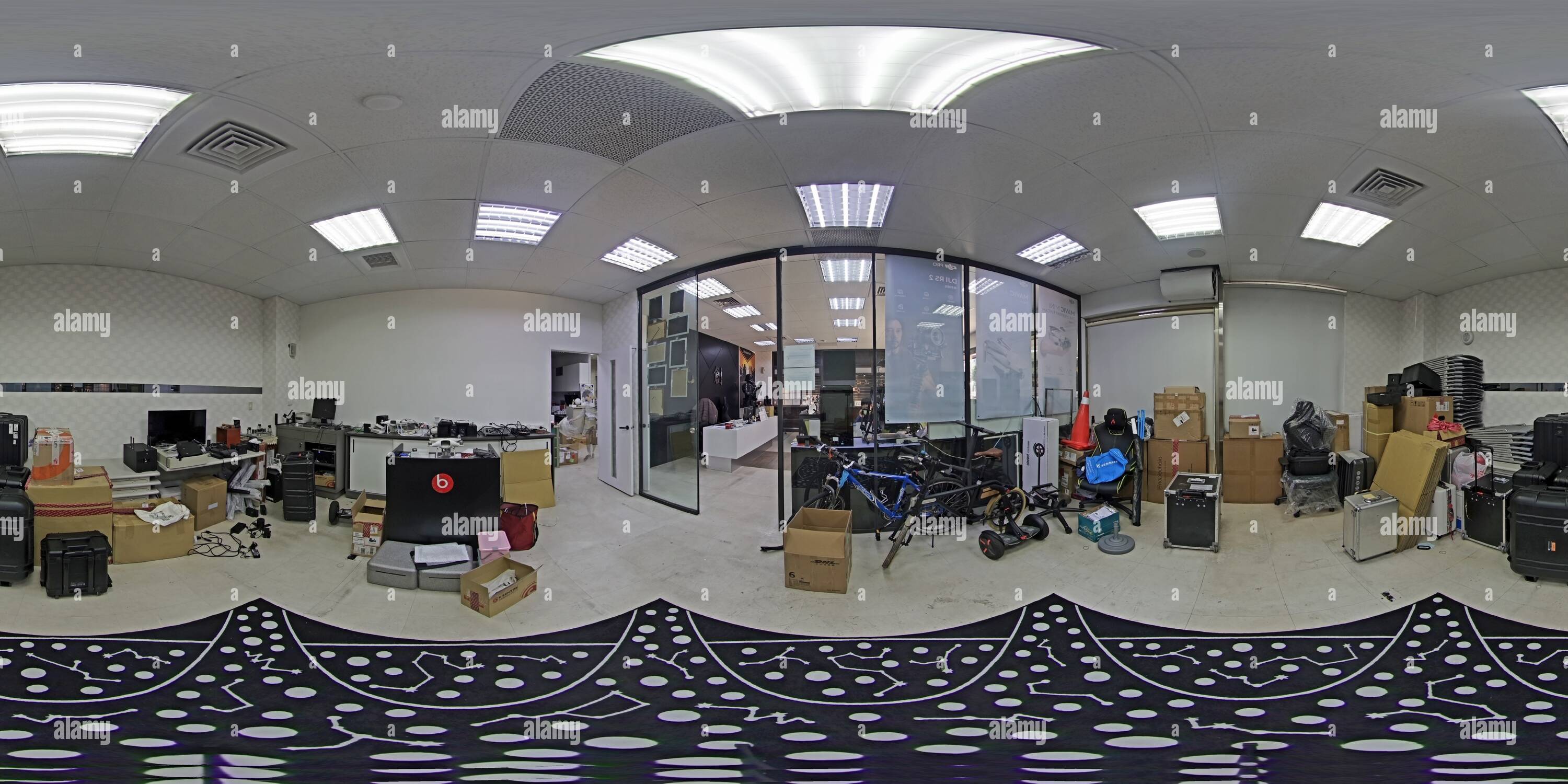 360° view of Sentra Flight test room - Alamy