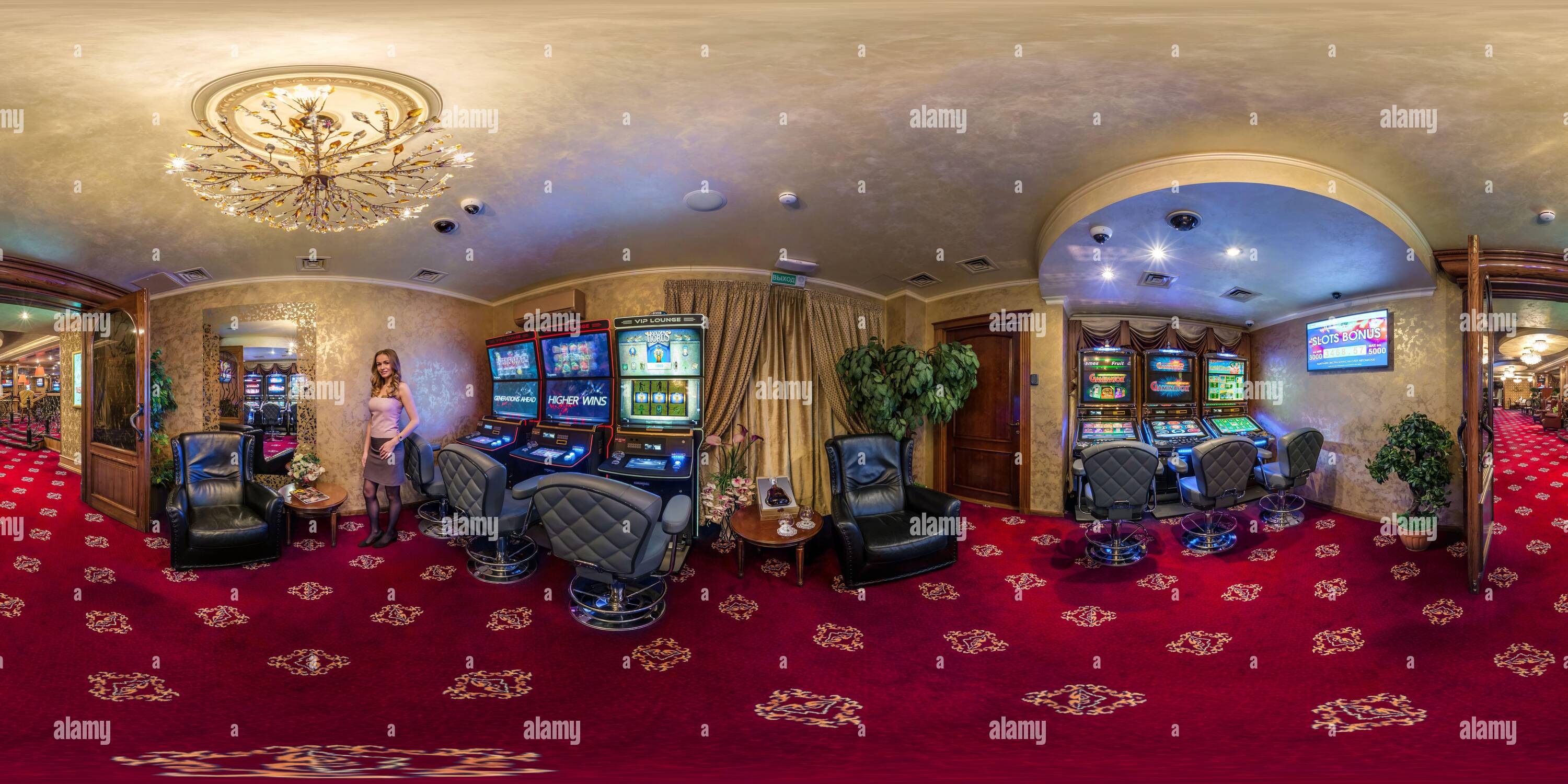 Vip Slot 360° view of LAS VEGAS, USA - MAY, 2017: full seamless hdri panorama ...