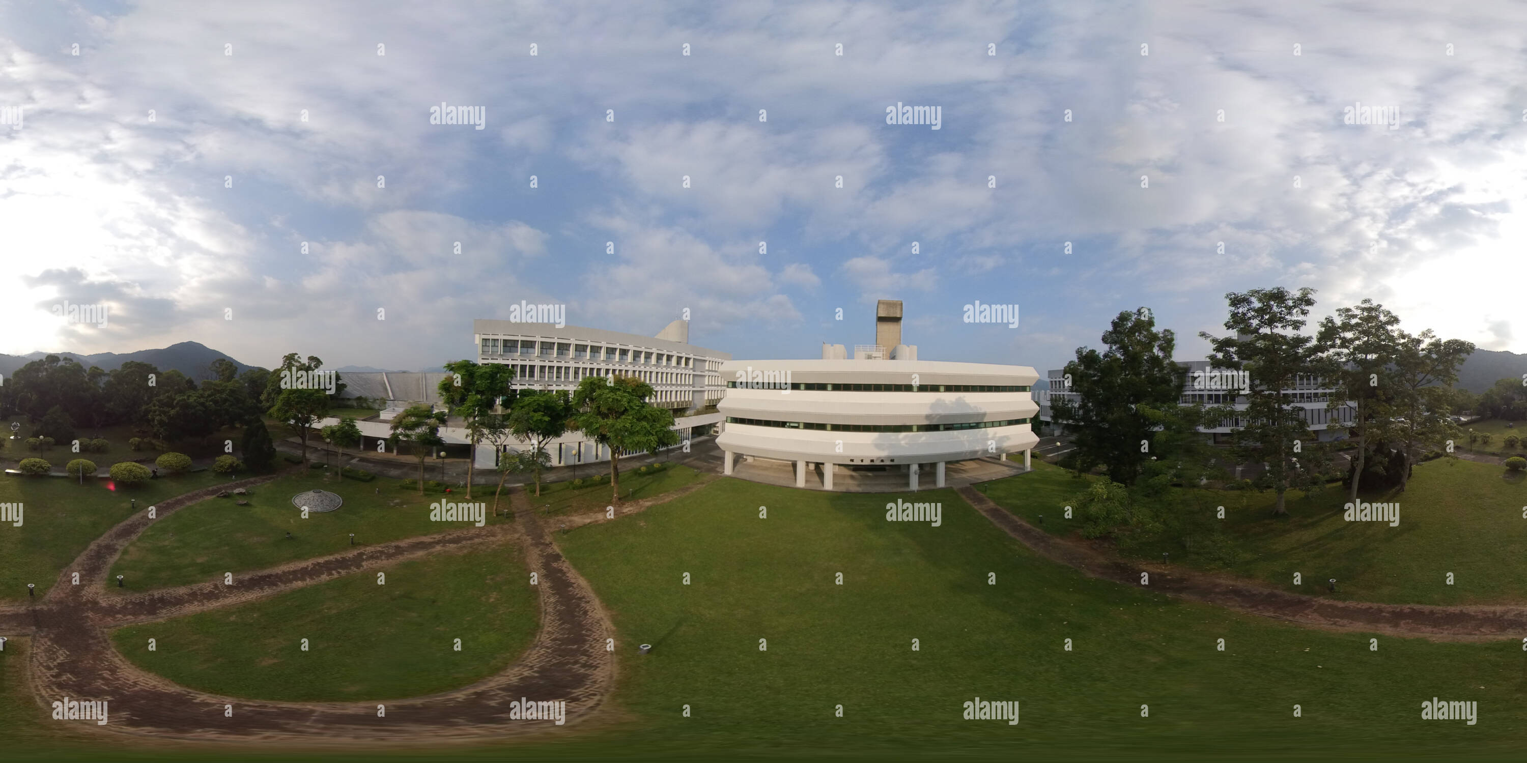 360° View Of The United College Of Hong Kong CUHK Building Shatin Hong ...