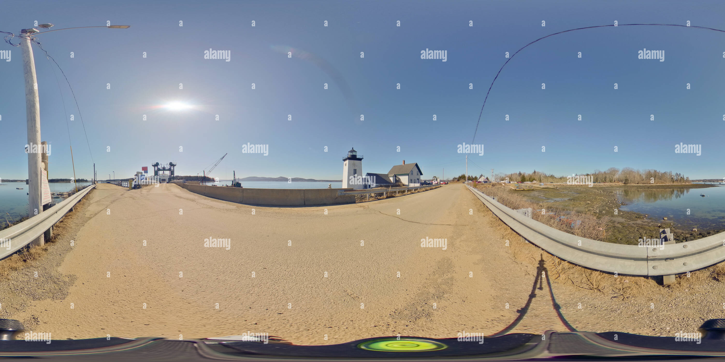 360 degree panoramic view of Grindle Point, Islesboro, Maine