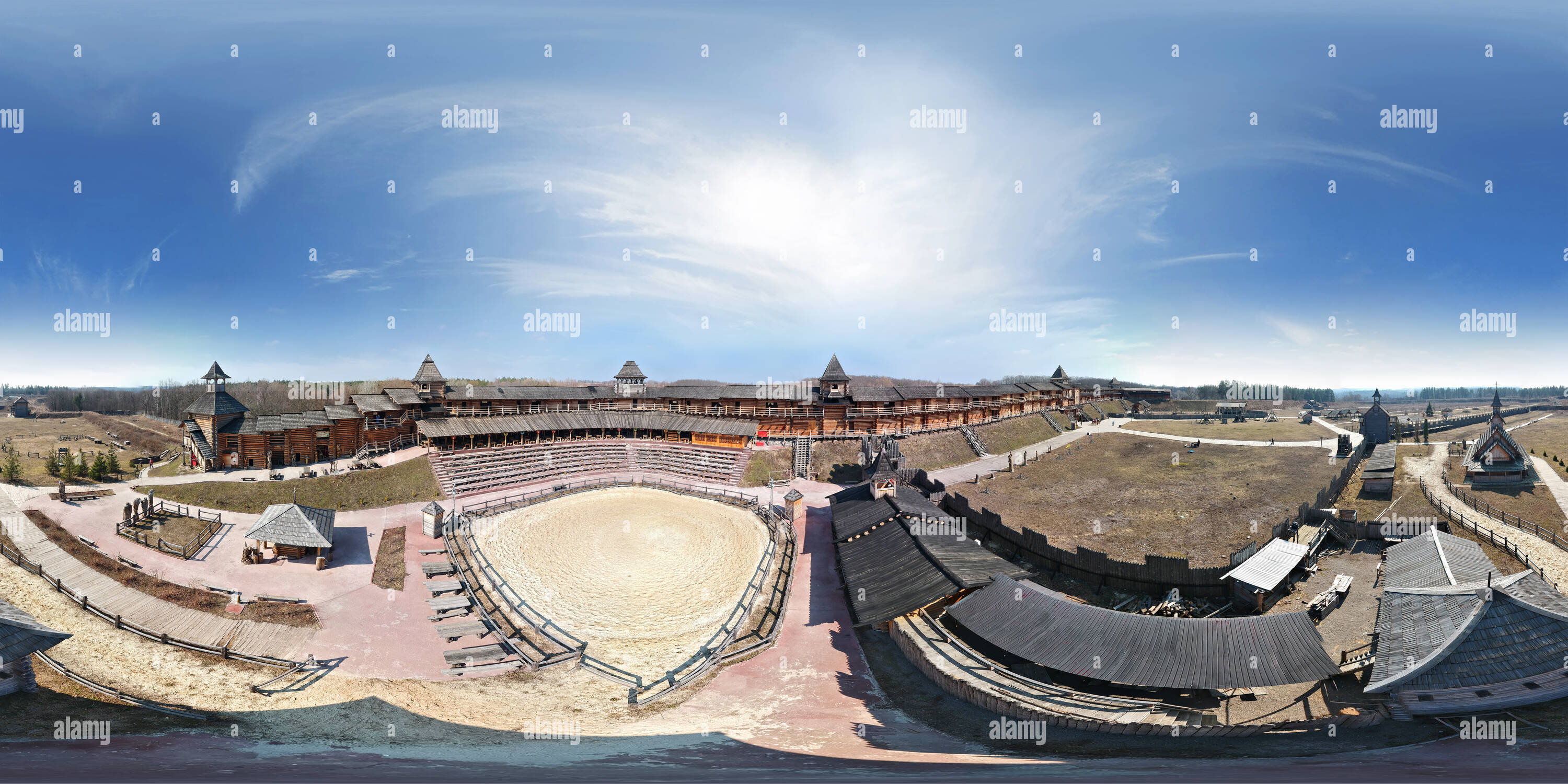 360 degree panoramic view of Kievan Rus