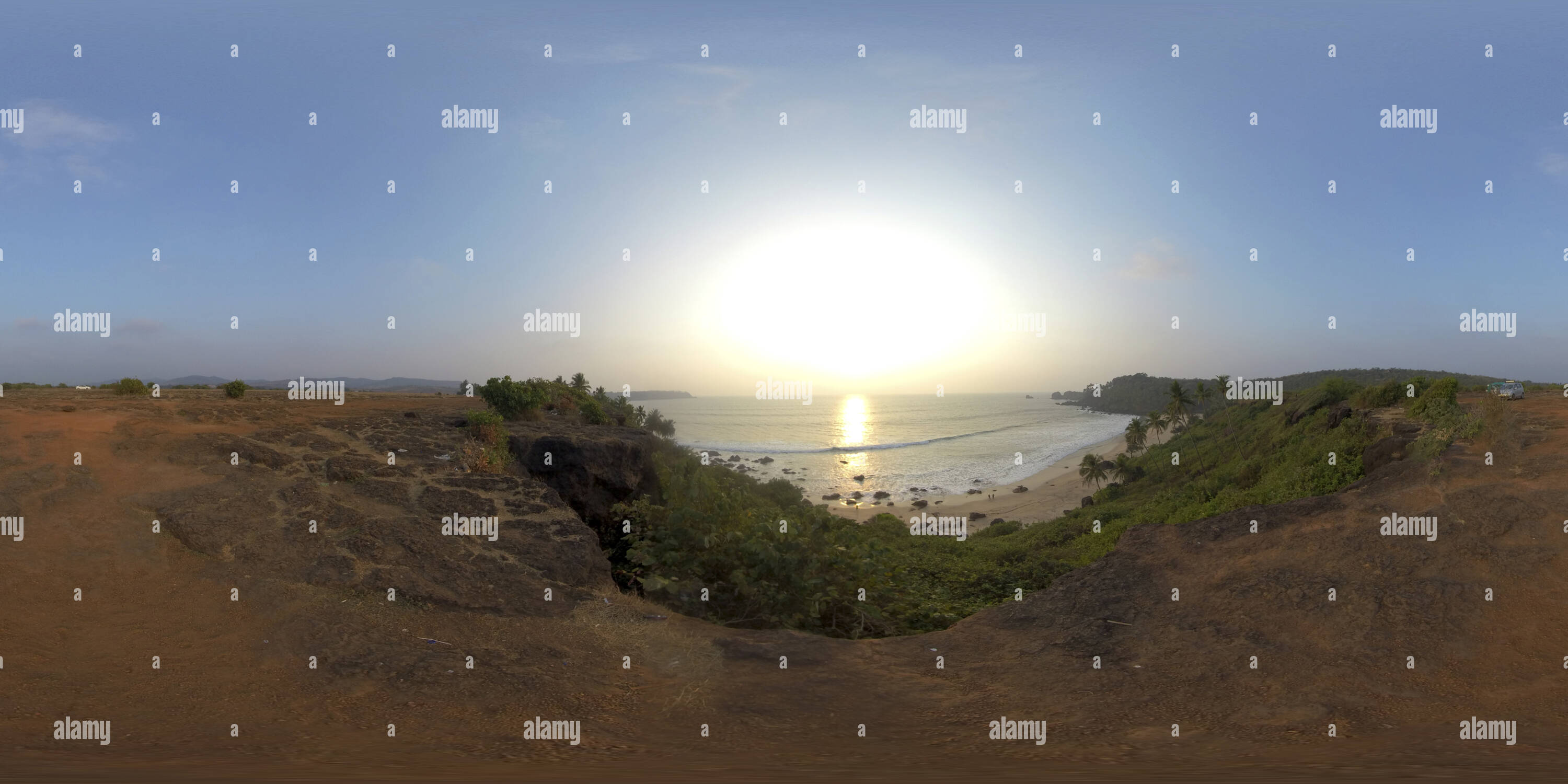 360° view of Cabo De Rama Cliff - Alamy