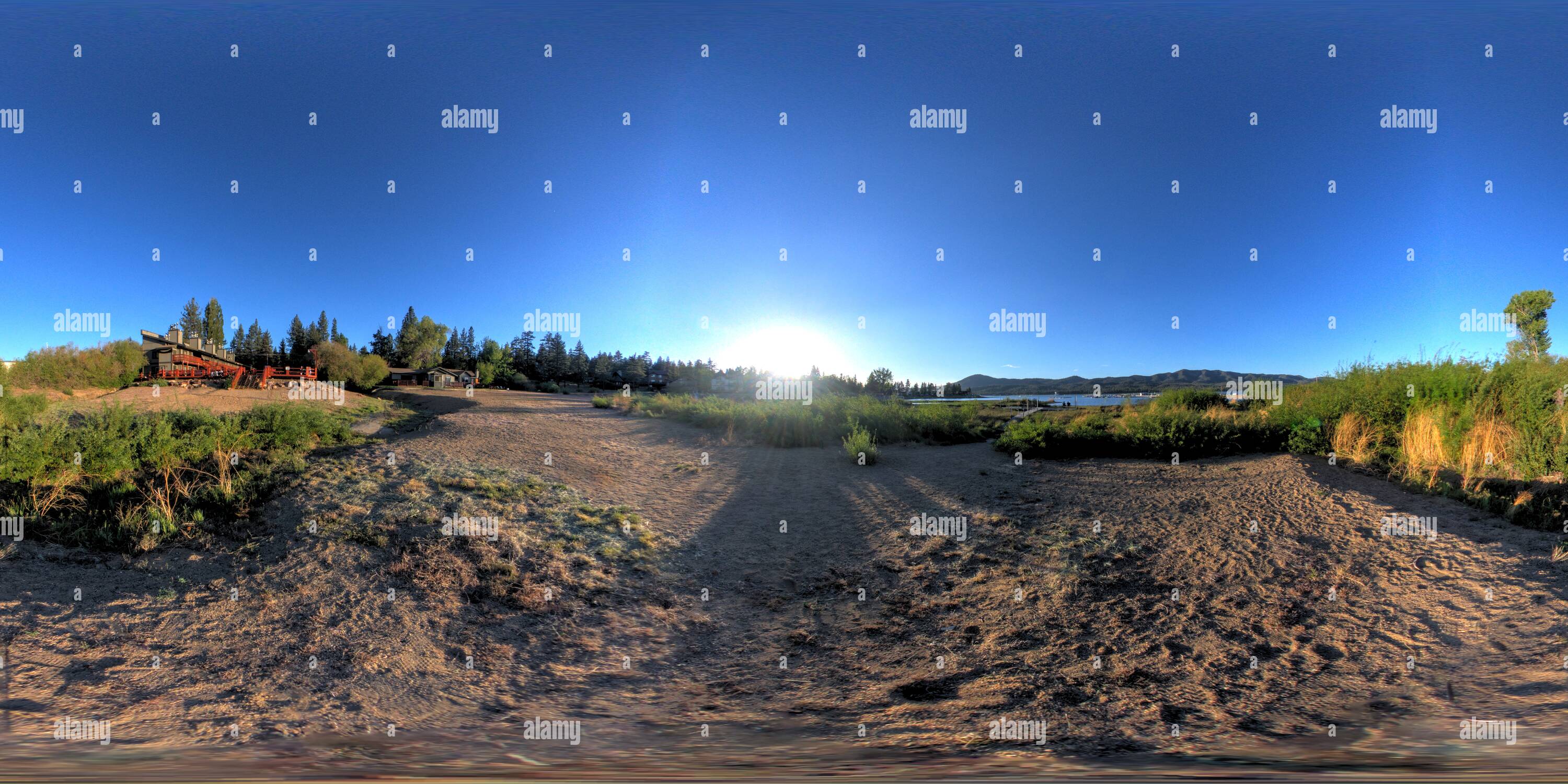 360° View Of Big Bear Lake CA - 98 Cabin Resort Big Bear Frontier - Alamy