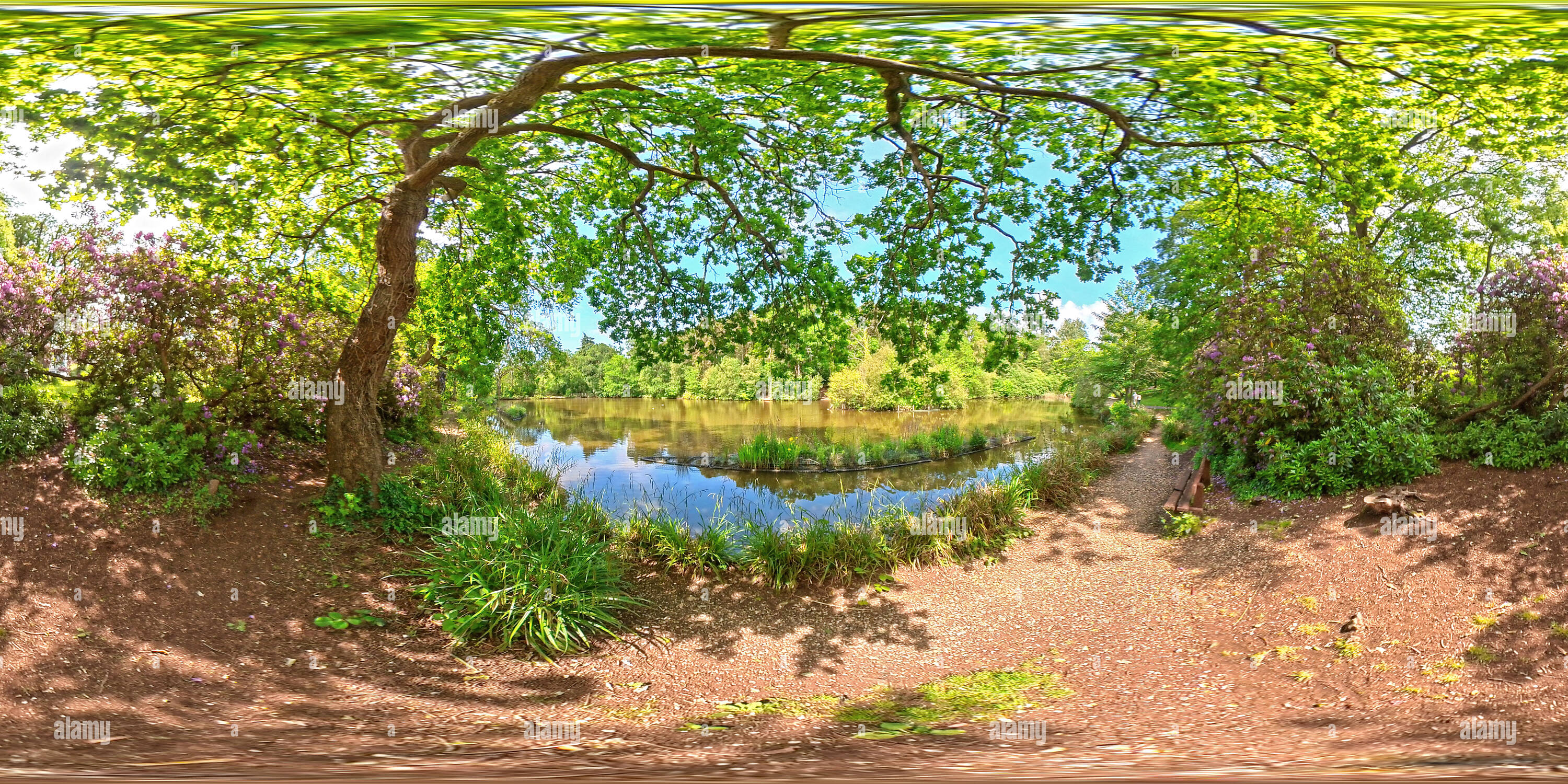 360° view of Hiltingbury Lakes in Chandlers Ford, Eastleigh, Hampshire