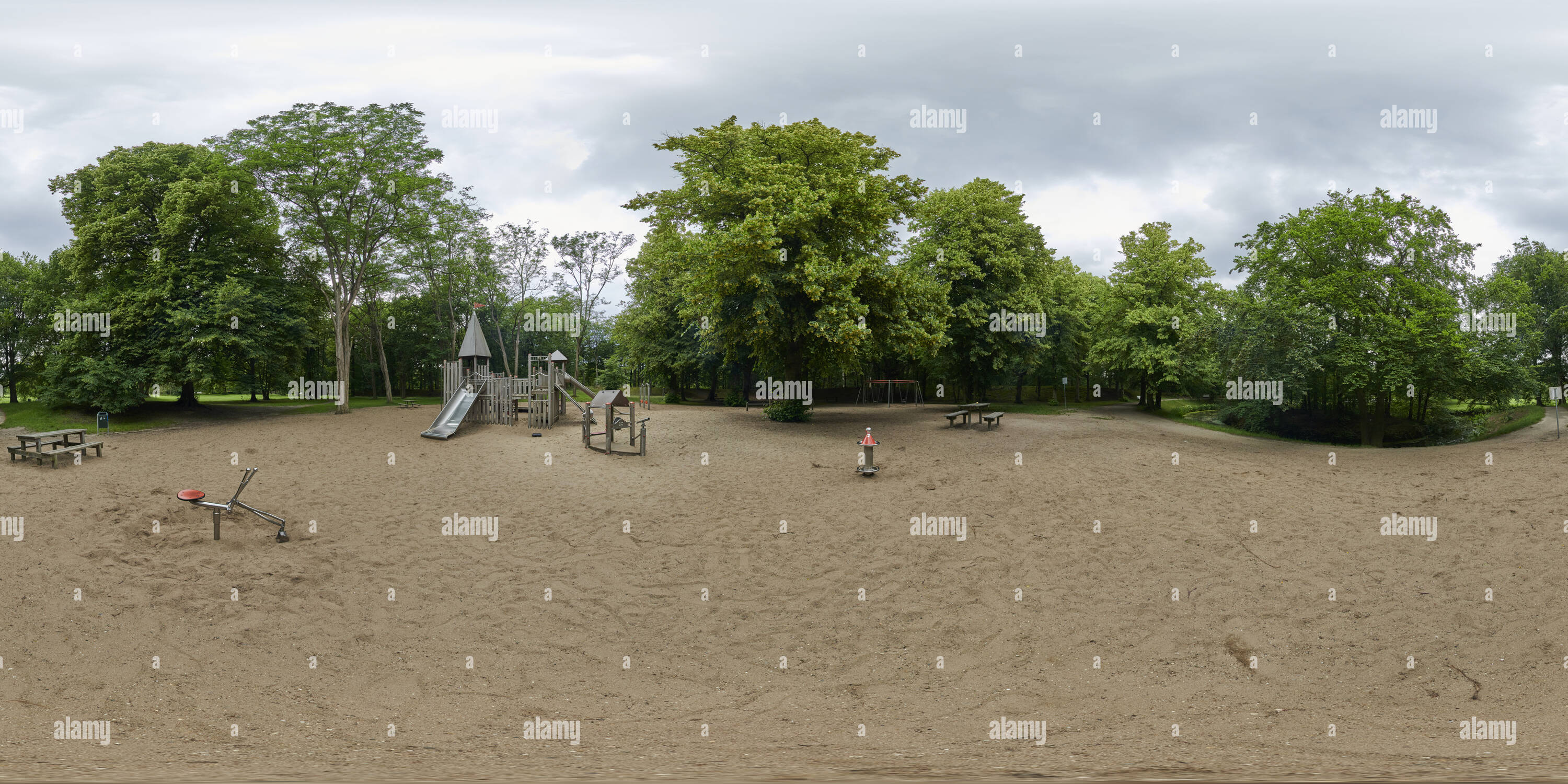 360 degree panoramic view of Playground