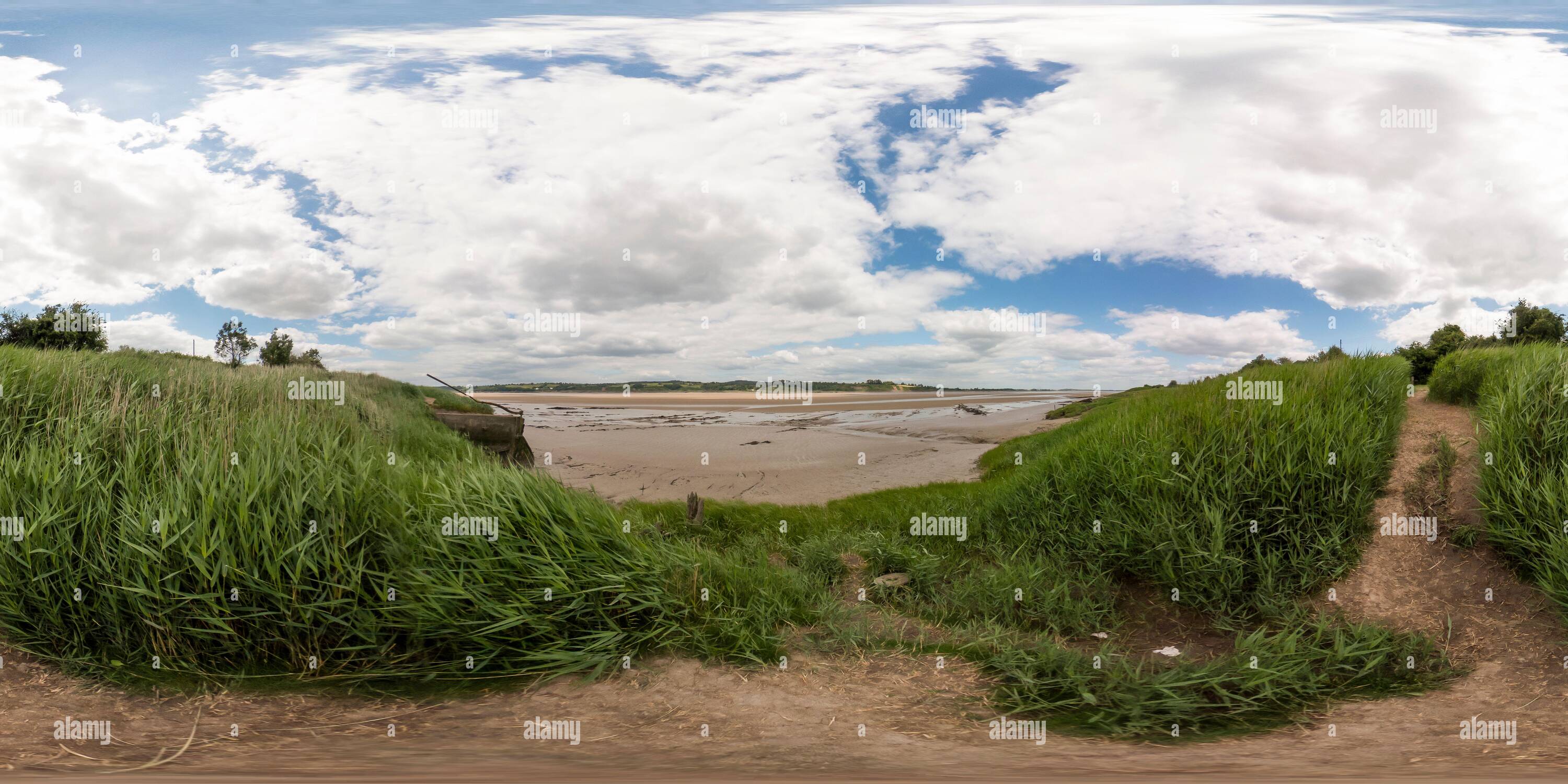 360° view of Gloucestershire, UK June 22 2021. Full spherical