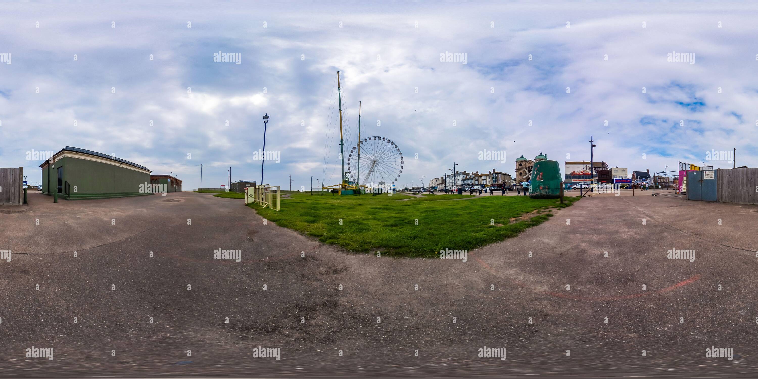 360° view of Great Yarmouth, Norfolk July 12 2021. 360 spherical
