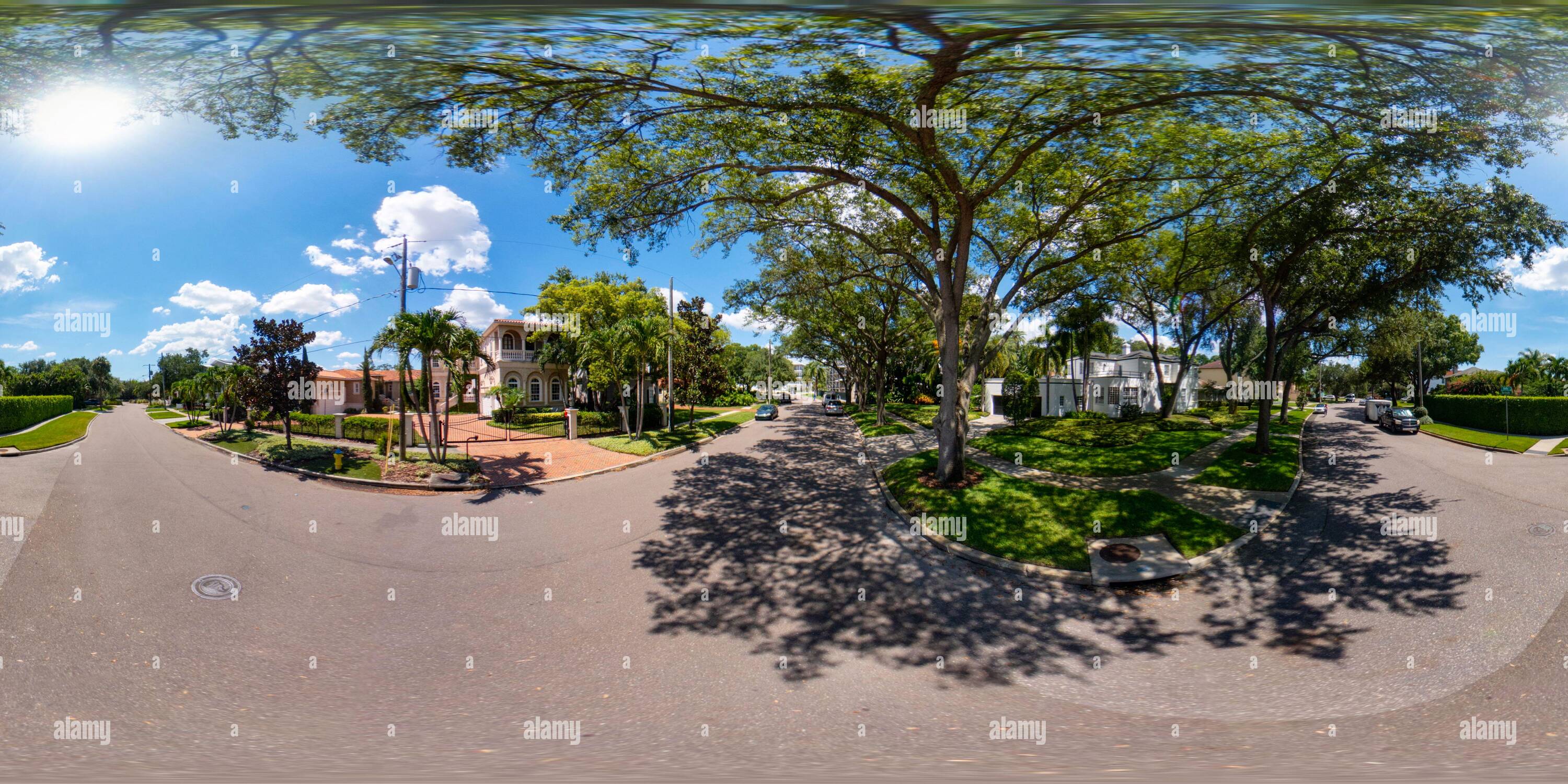 360° view of Virtual reality tour photo residential upper class houses