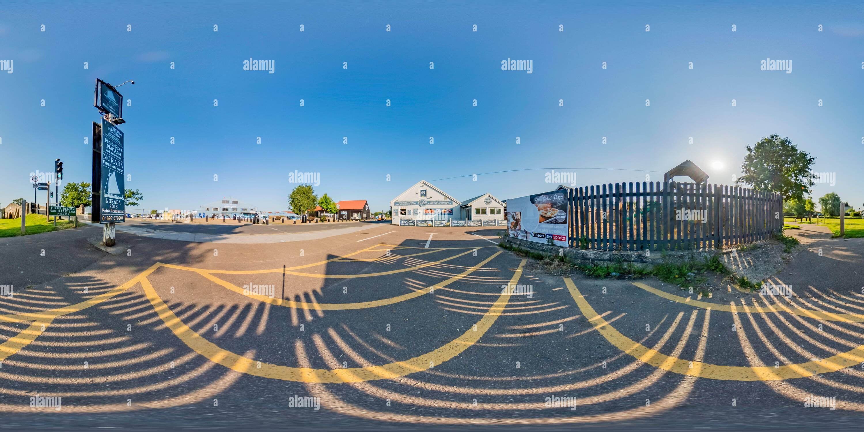 360° view of 360 Spherical panorama captured at Potter Heigham Bridge