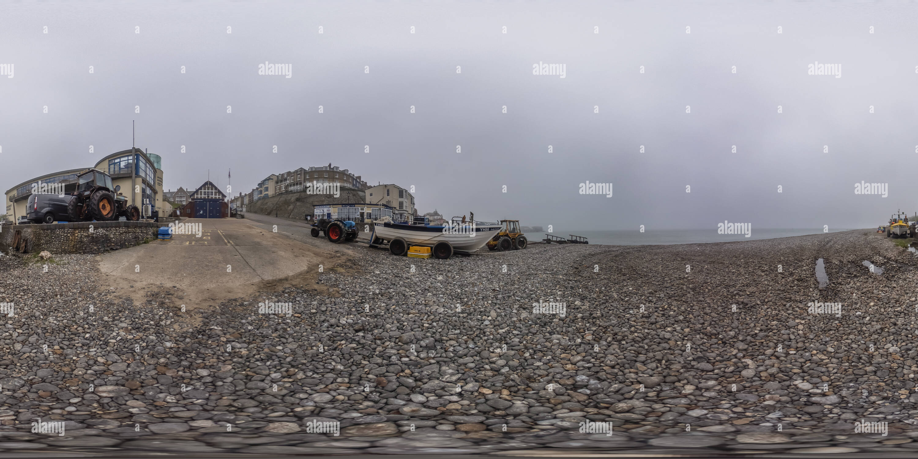 360° view of Cromer seafront, Norfolk Coast Alamy