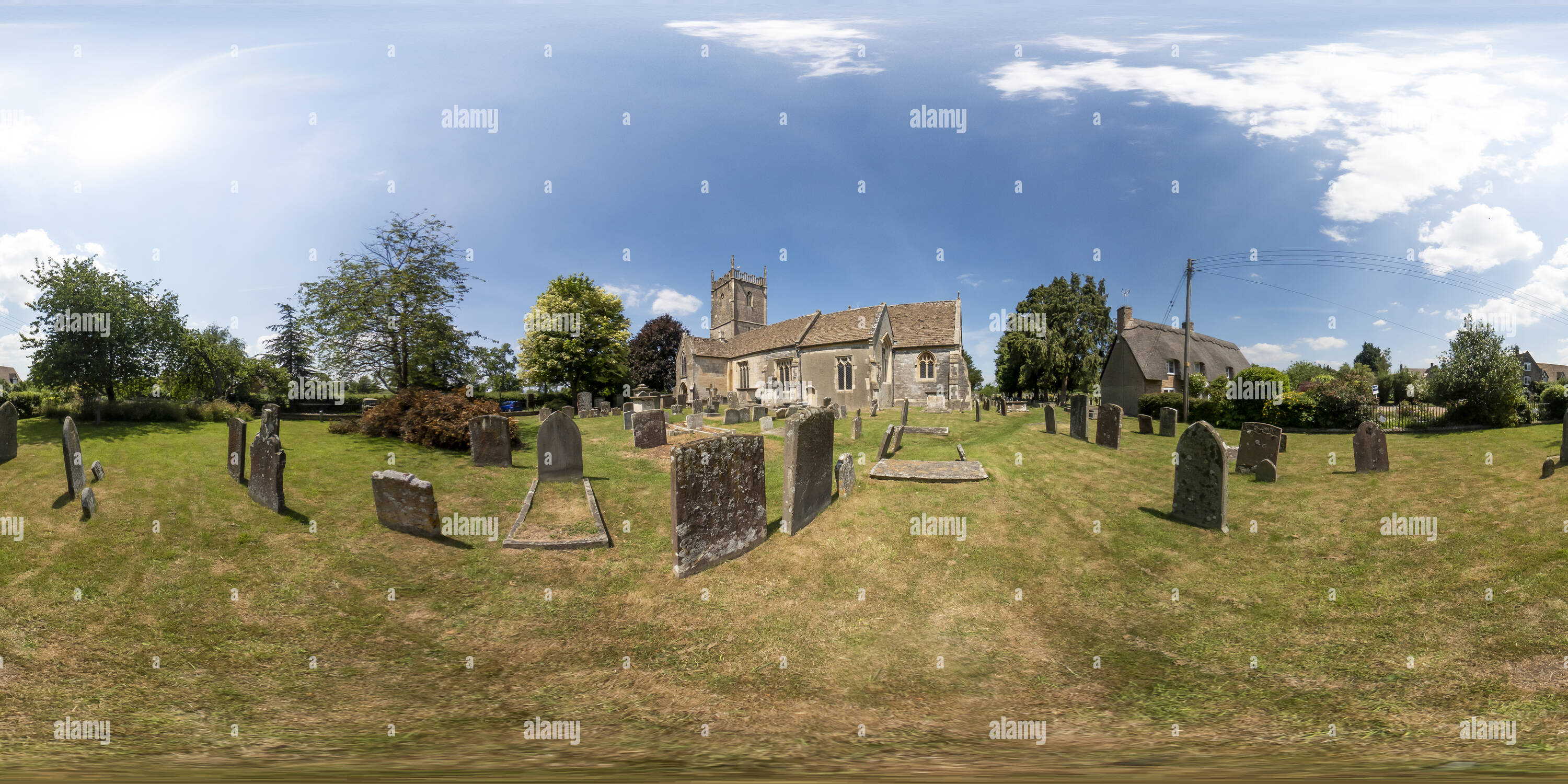 360° view of St Mary’s Church in FramptonOnSevern, Gloucestershire