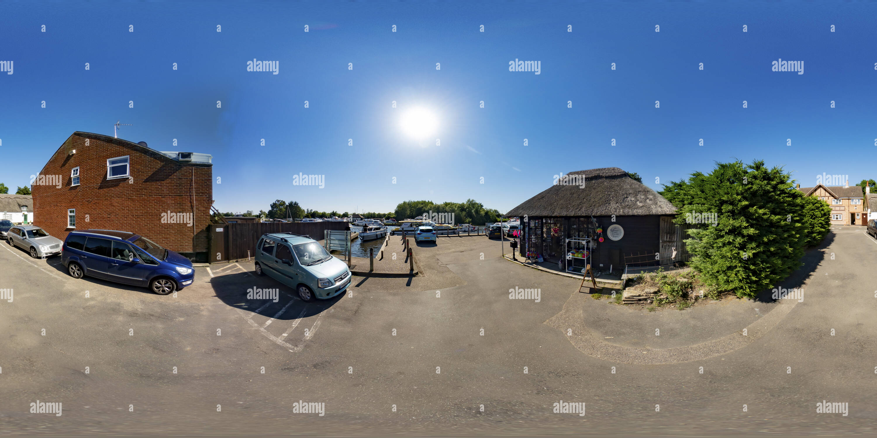 360° view of Horning gift shop, Norfolk Broads Alamy