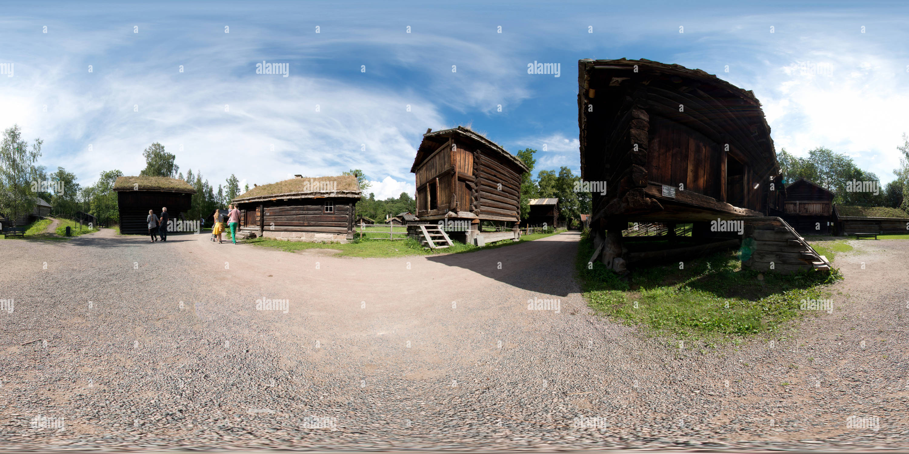 360° View Of Hallingdal Norsk Folkemuseum Alamy