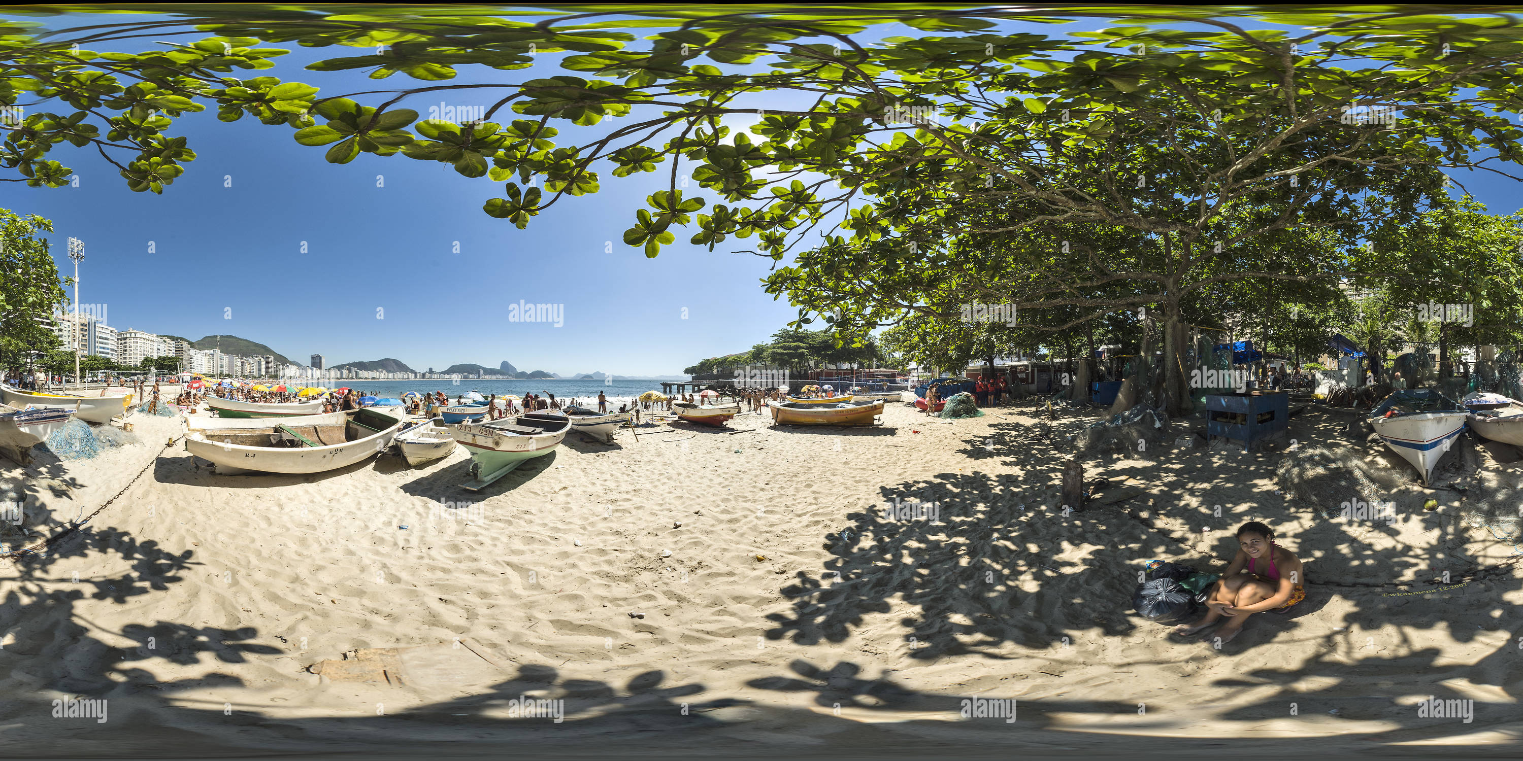 360° view of Copacabana 2007 - Alamy