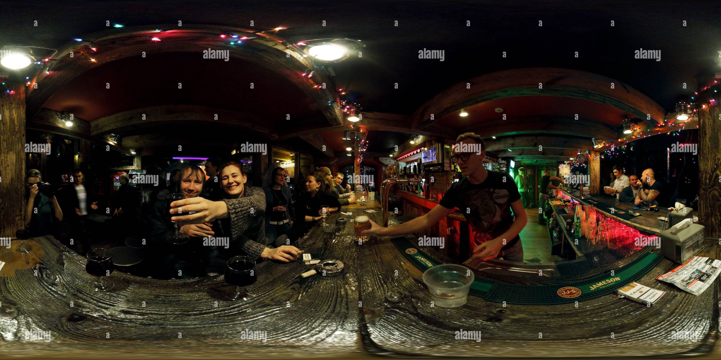 360° view of Yet another friendly evening at the Fontaine Palace rock club  in Liepaja, Latvia - Alamy