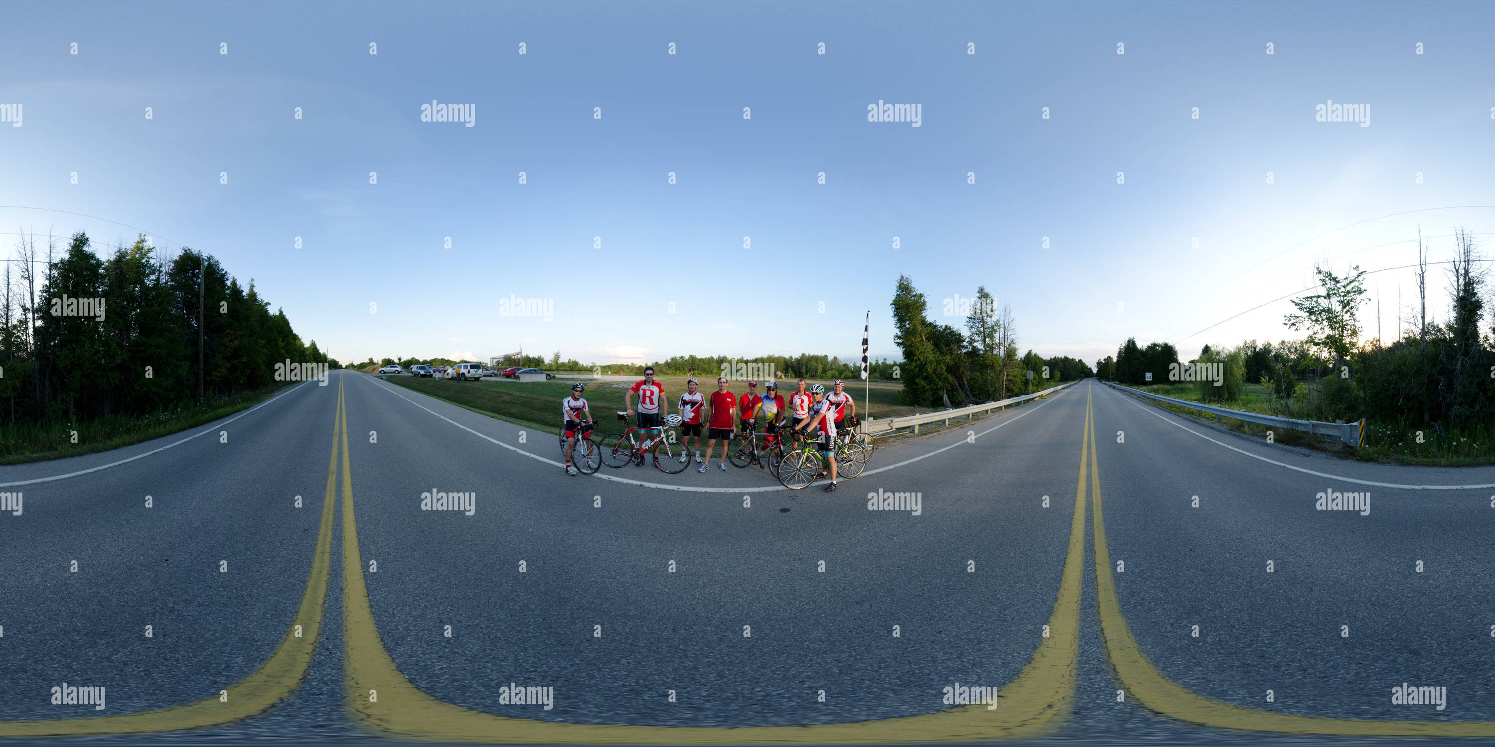 360 degree panoramic view of Time Trials