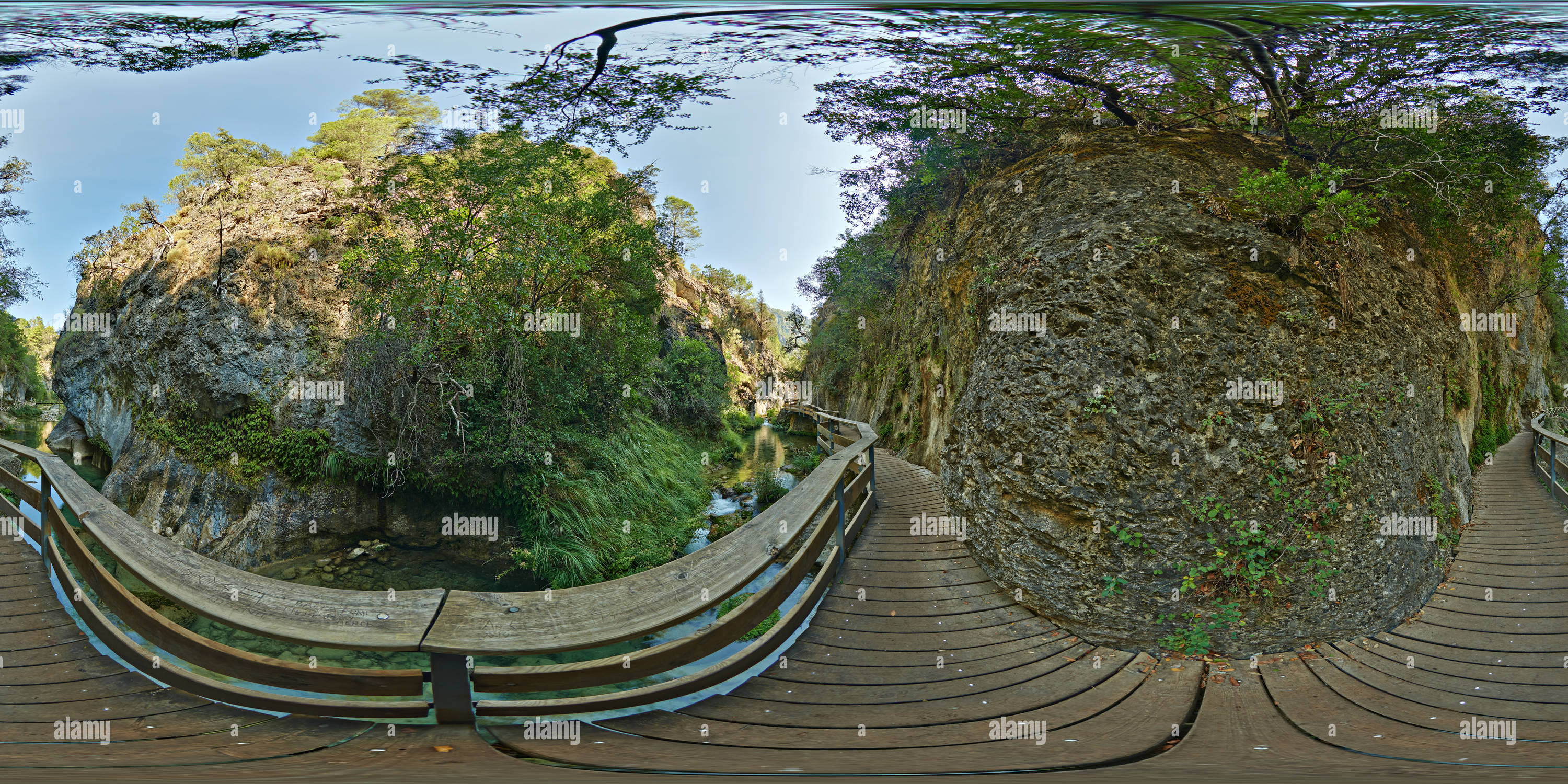 360 degree panoramic view of Panoramic view of Cerrada of Elias, Cazorla, Spain