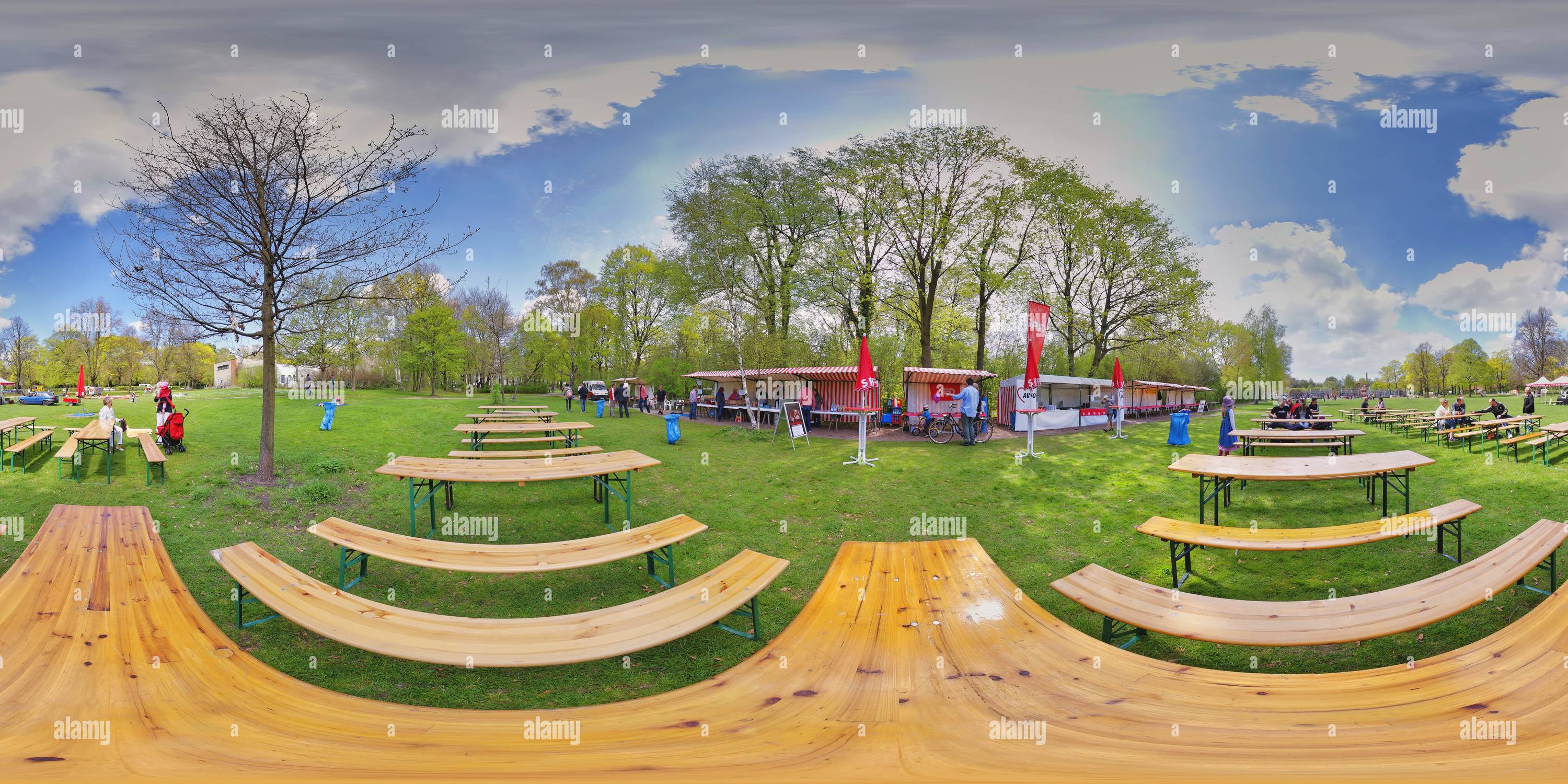 360 degree panoramic view of Buergerpark 3