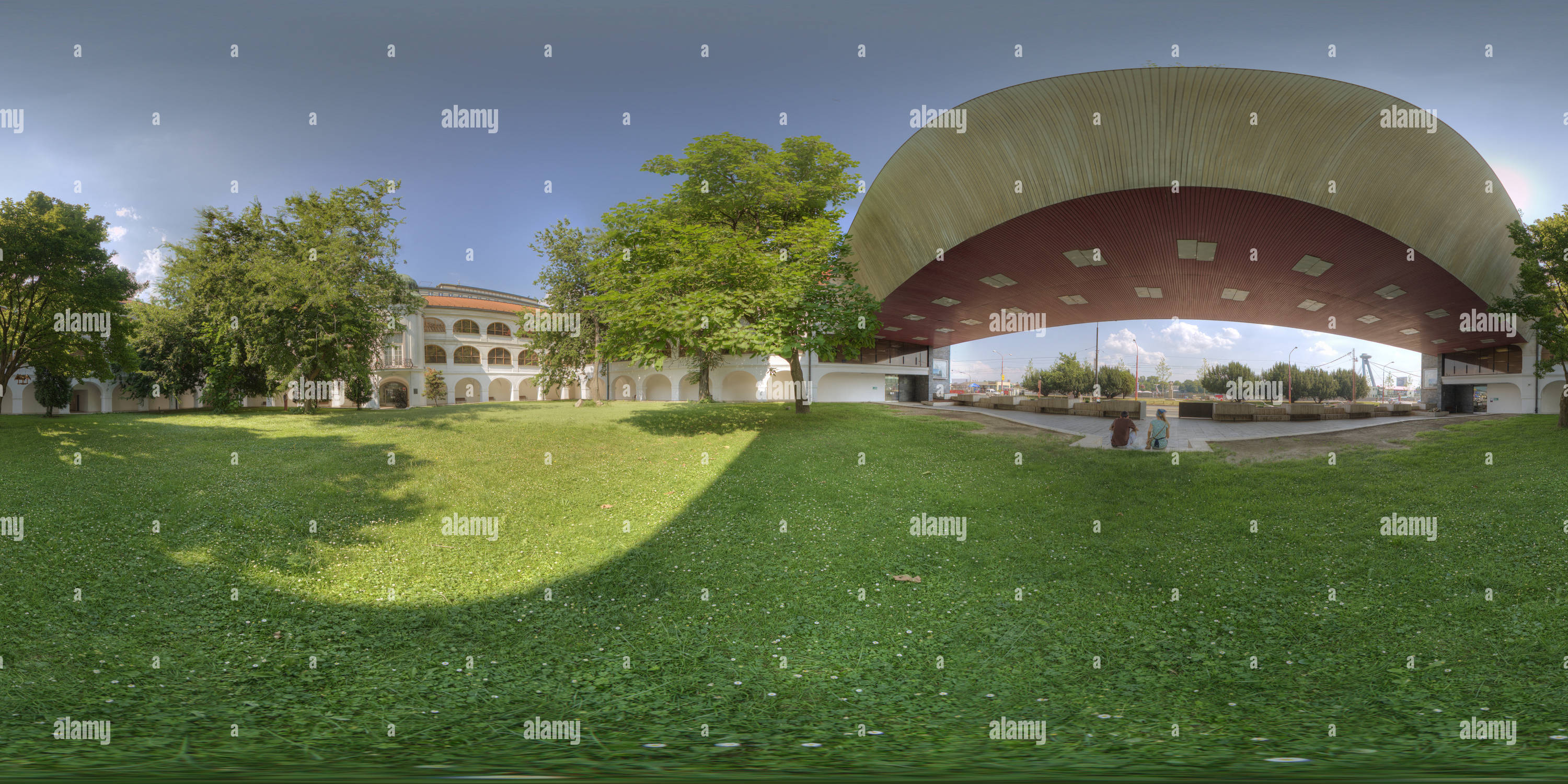 360 degree panoramic view of The Slovak National Gallery