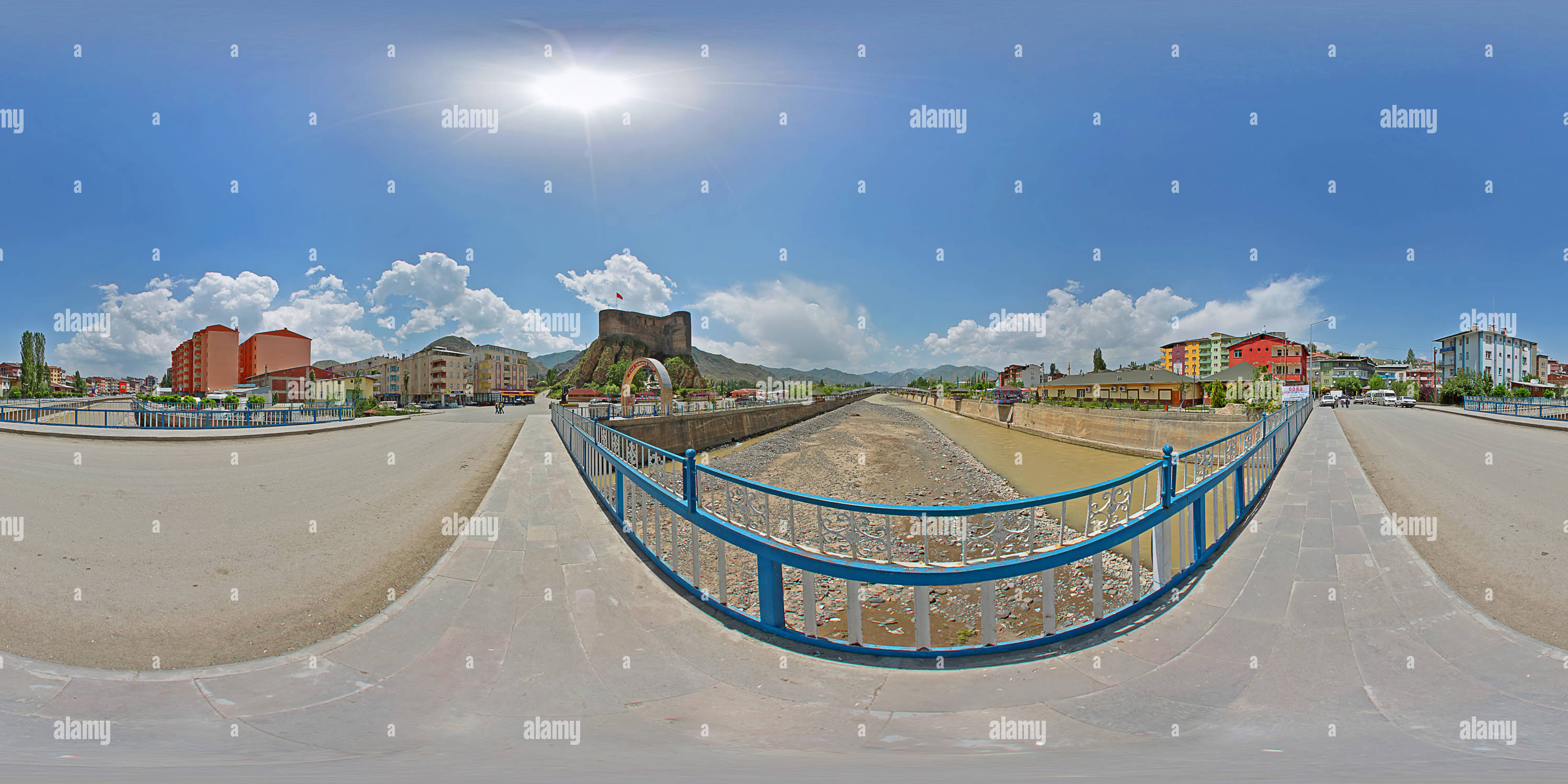 360 degree panoramic view of Oltu Nehri