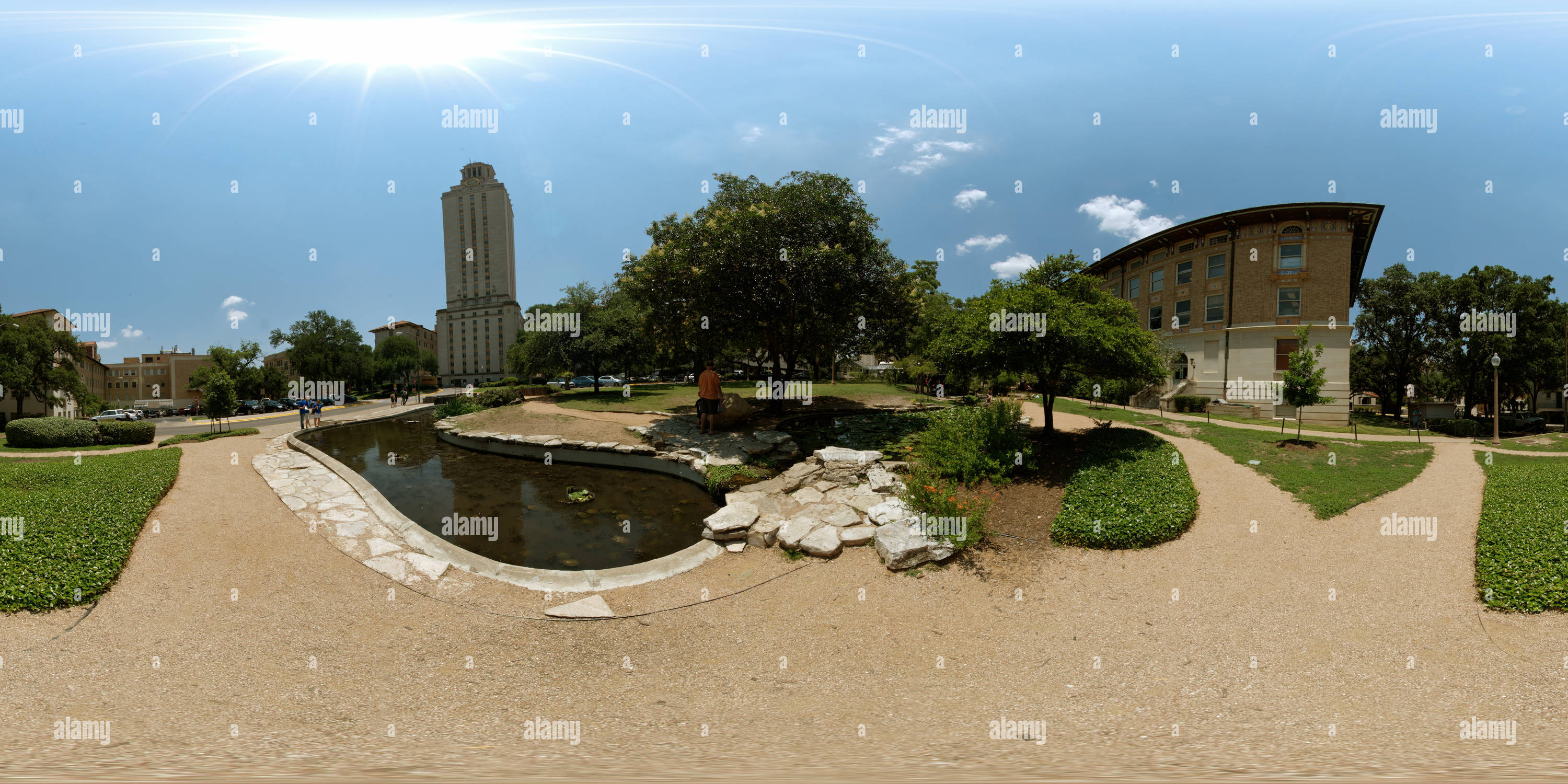 360 View Of University Of Texas Austin Tower And Turtle Pond Alamy 360-view-of-university-of-texas-austin-tower-and-turtle-pond-alamy